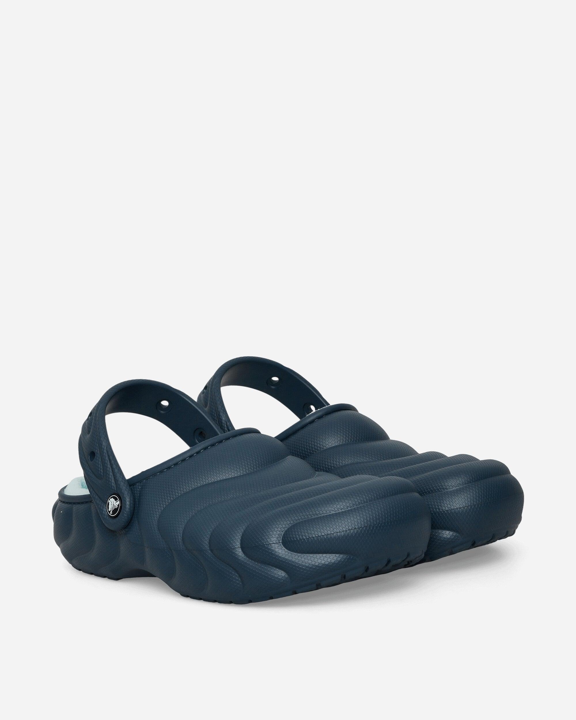 ■CROCS■ Classic Lined Overpuff Clog Nightfall 21005948I 21 NEW CROCS Classic Lined Overpuff Clog 210059 Nightfall NAVY