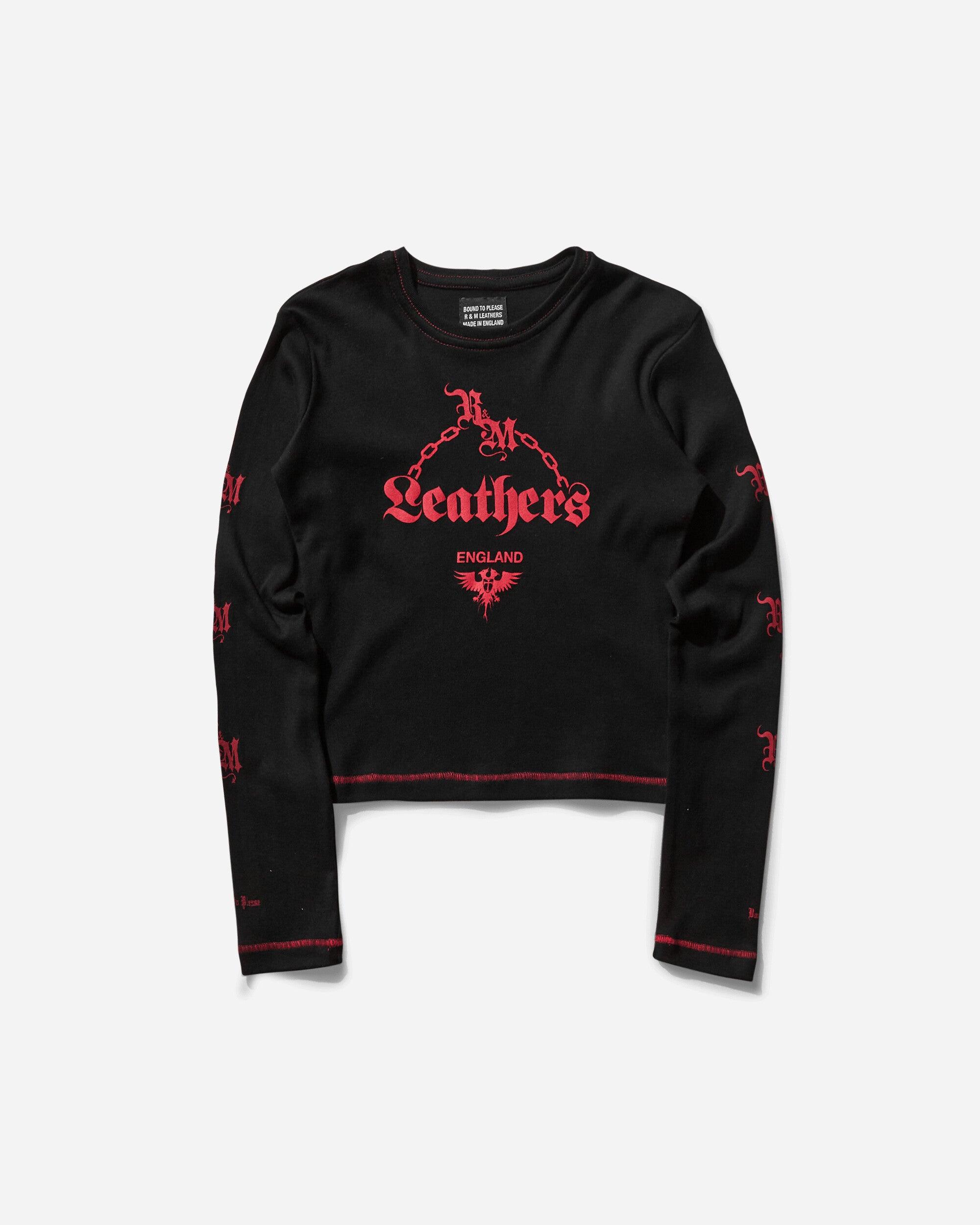 R & M Leathers Logo Longsleeve T-Shirt in Black | Lyst