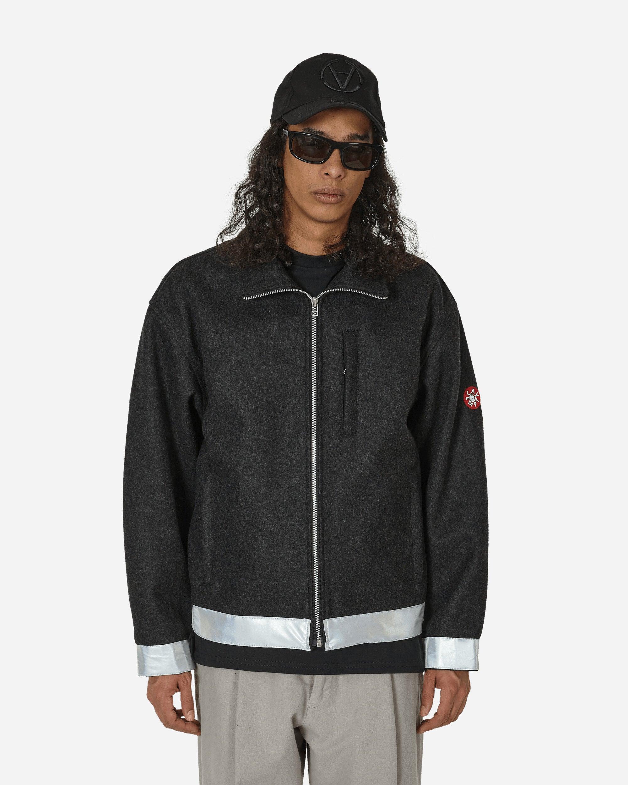 Cav Empt Reflect Wool Zip Jacket Charcoal in Black for Men | Lyst UK