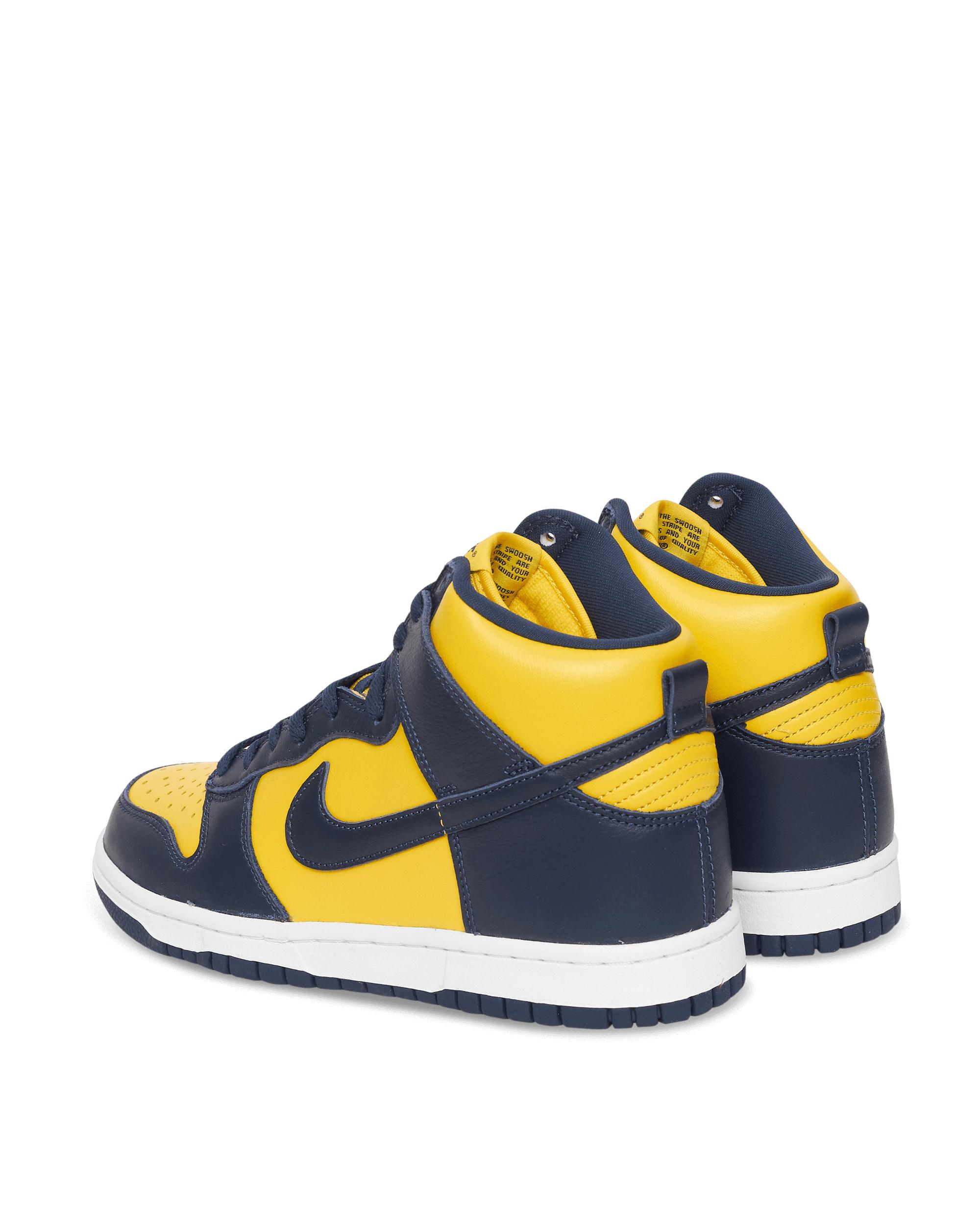 Nike Dunk High "michigan" Sneakers in Yellow for Men | Lyst