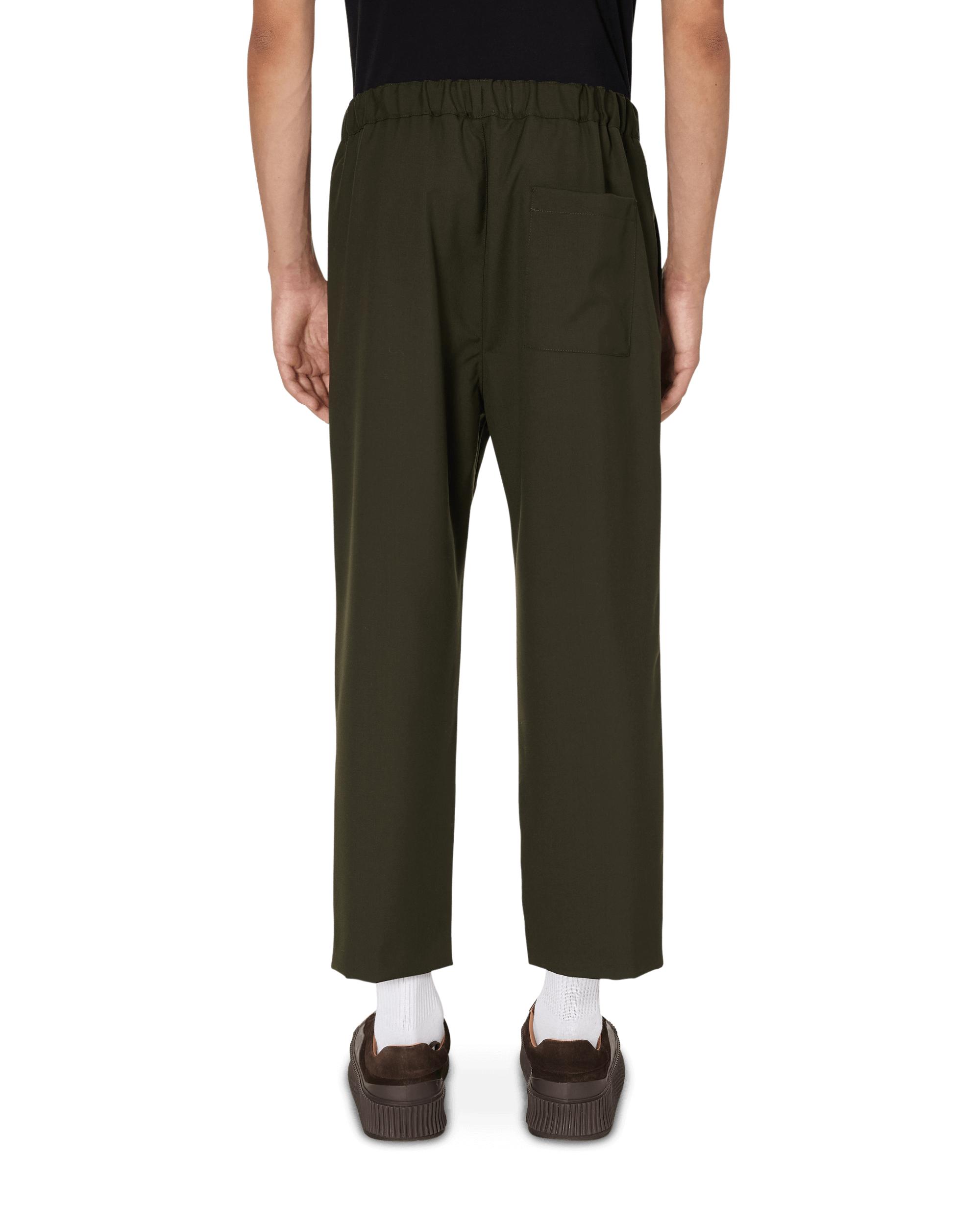 OAMC Drawcord Virgin Wool Pants in Deep Green (Green) for Men Lyst