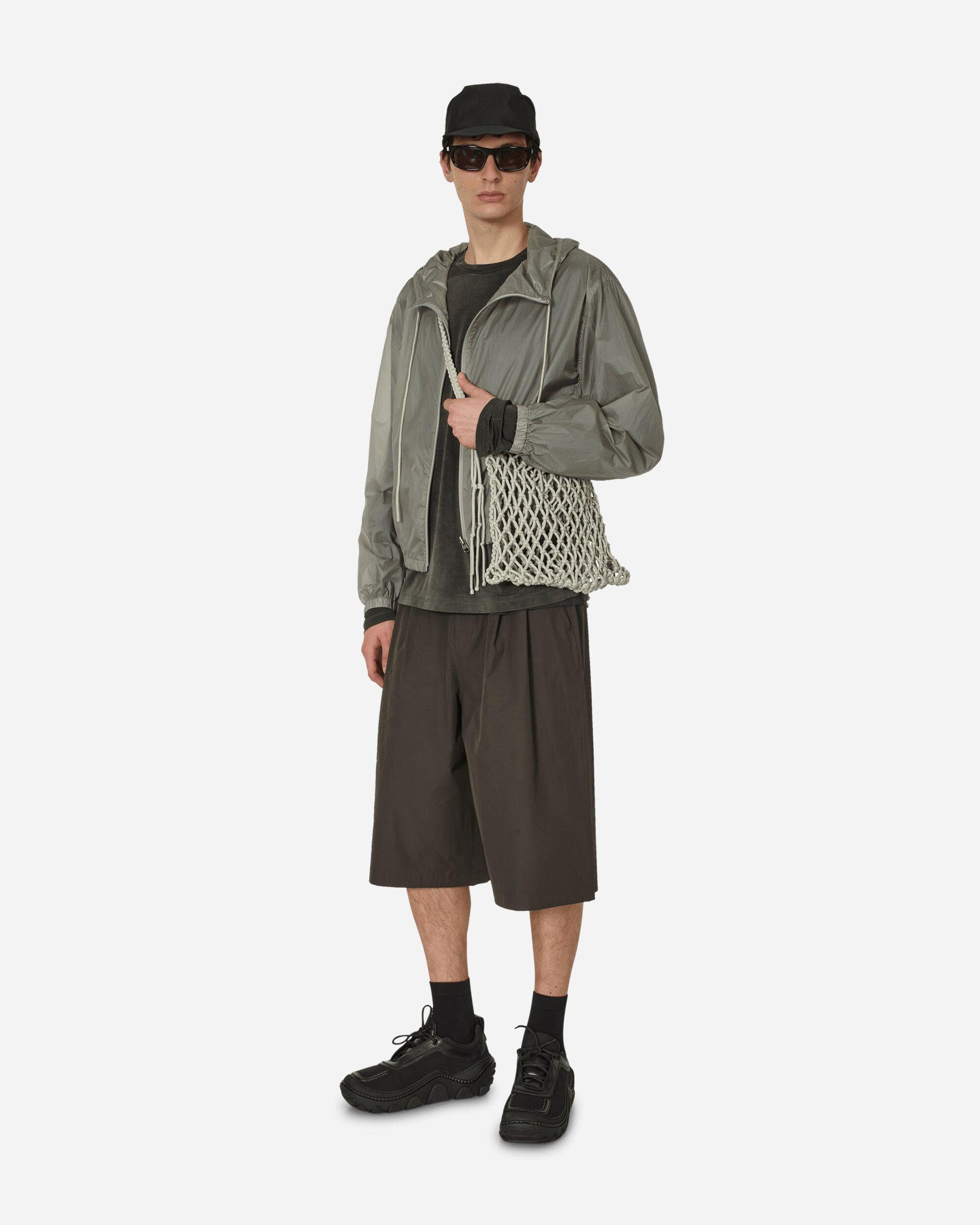 Amomento Two Tuck Wide Shorts Charcoal in Grey for Men | Lyst