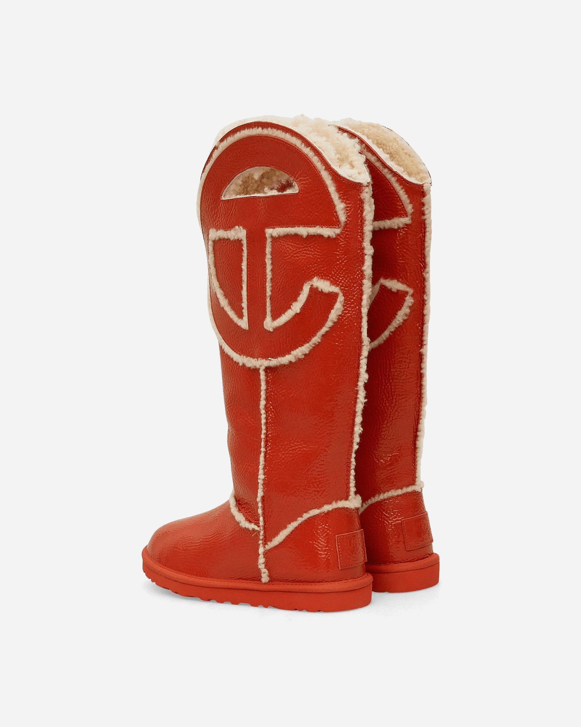 UGG x Telfar logo-patch suede boots - Neutrals
