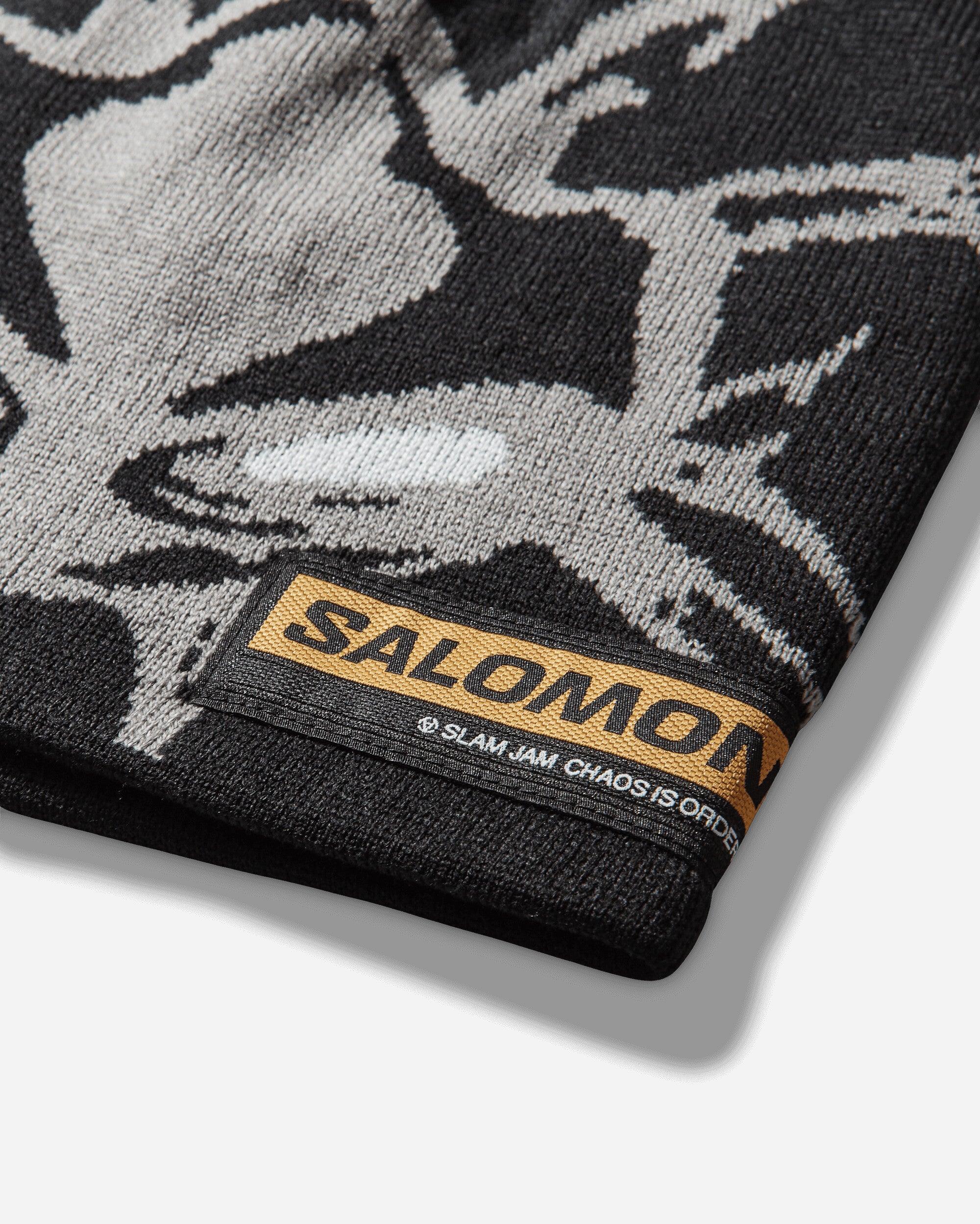 Salomon Slam Jam Beanie Deep Castlerock in Black for Men | Lyst