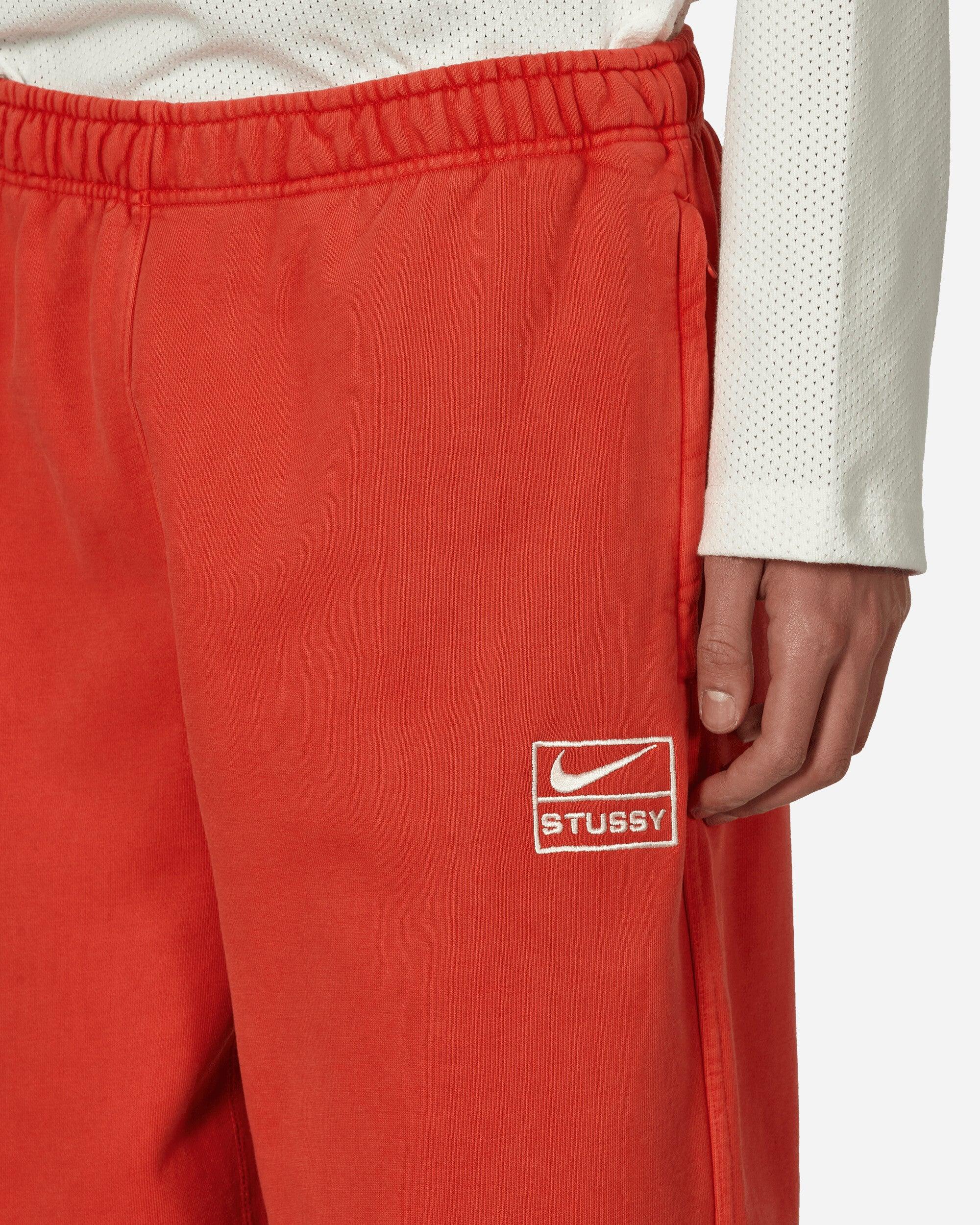 Nike Stüssy Fleece Pants Habanero Red for Men | Lyst