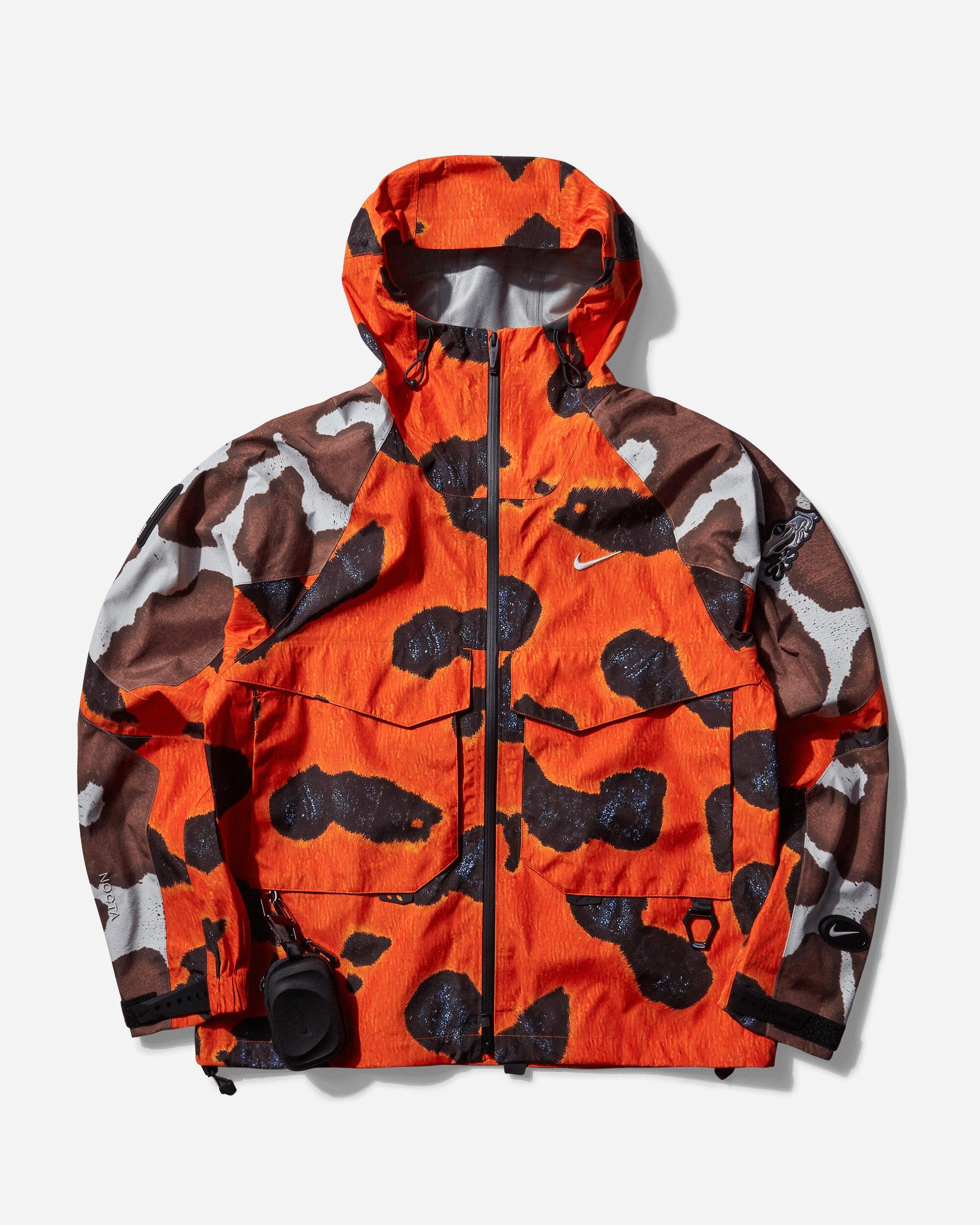 Nike camo hoodie orange sale