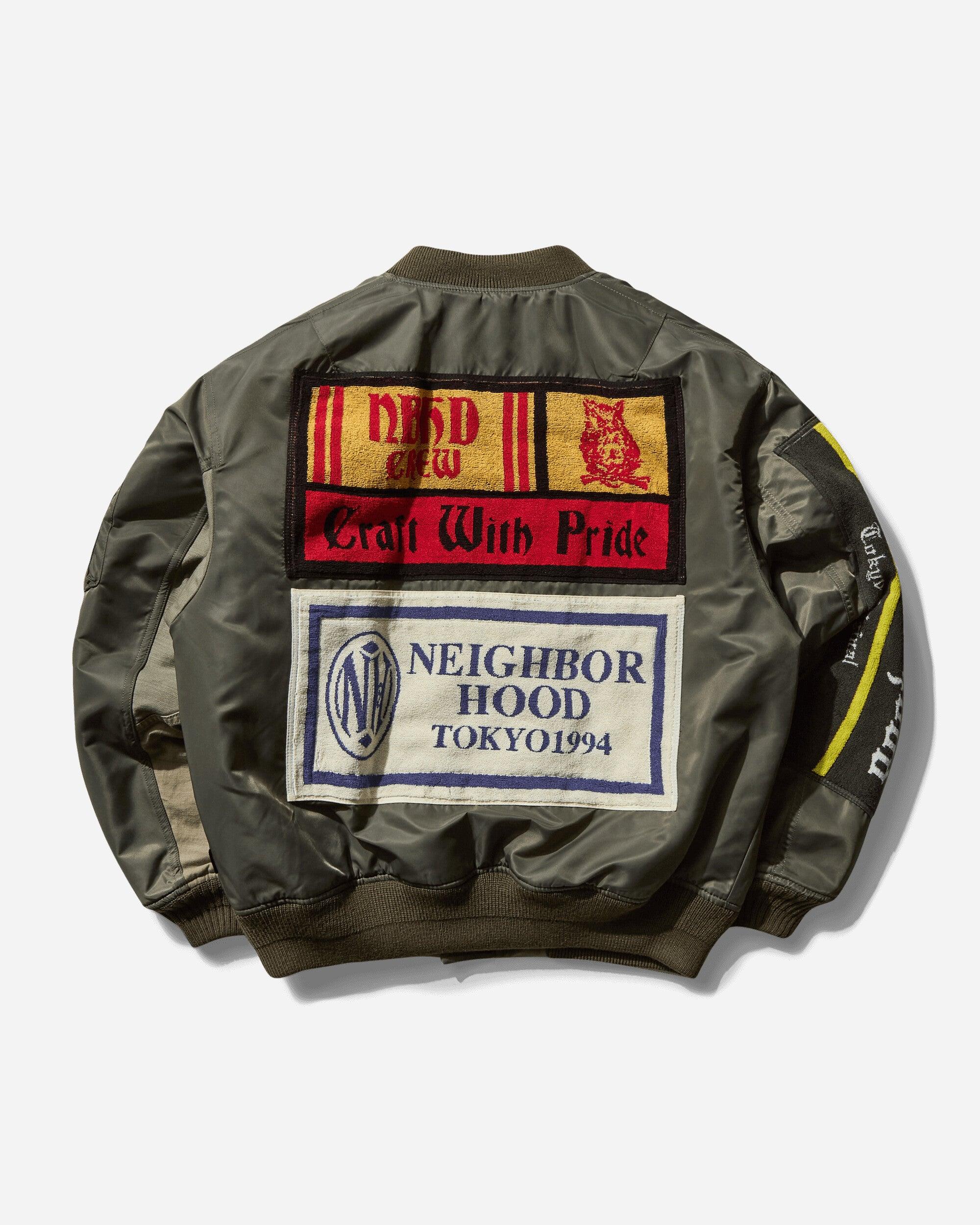 Neighborhood Men S Ma-1 Flight Jacket Mod Olive Drab in Neighborhood Men S Ma-1 Flight Jacket Mod Olive Drab in