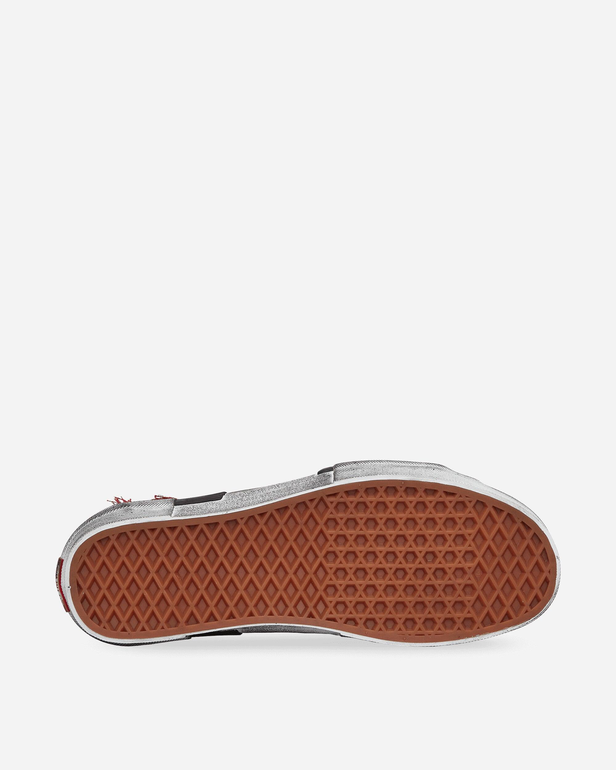 Vans Sk8-low Reconstruct Stressed Check Sneakers / Red in