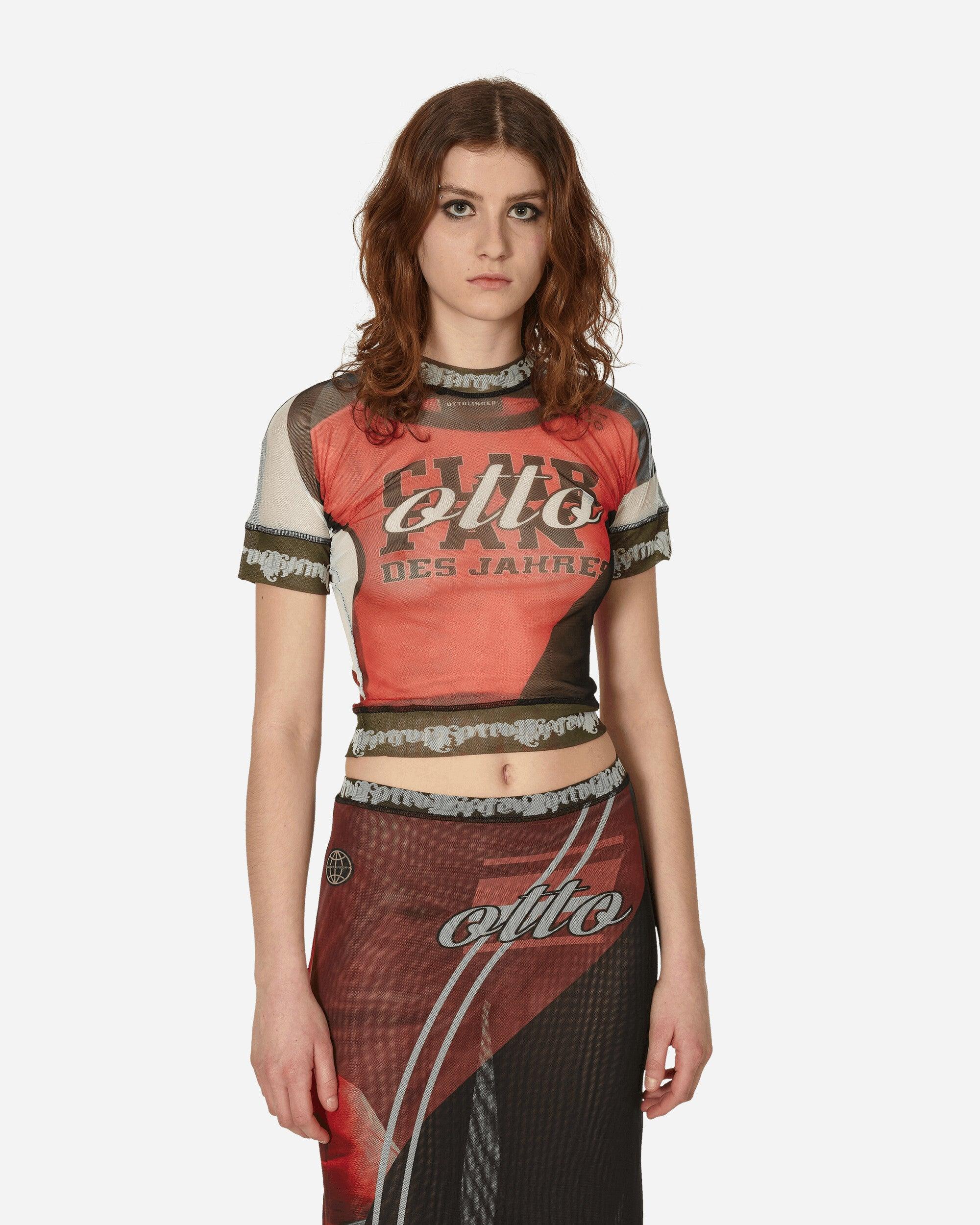 OTTOLINGER Mesh T-shirt Soccer Print in Red | Lyst