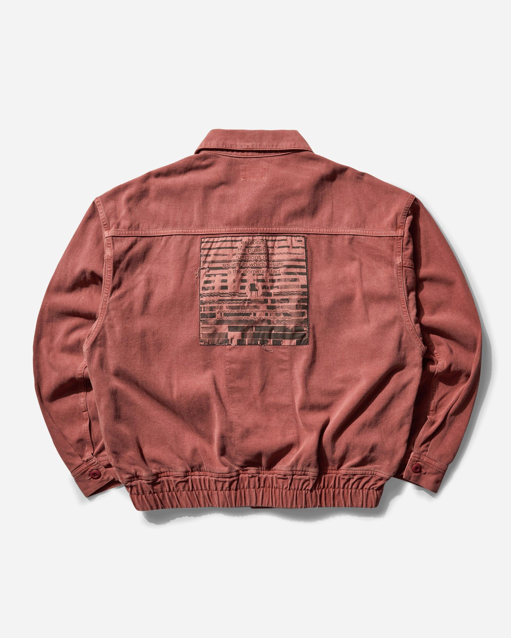 Cav Empt S Overdye Community Button Jacket in Red for Men Lyst UK