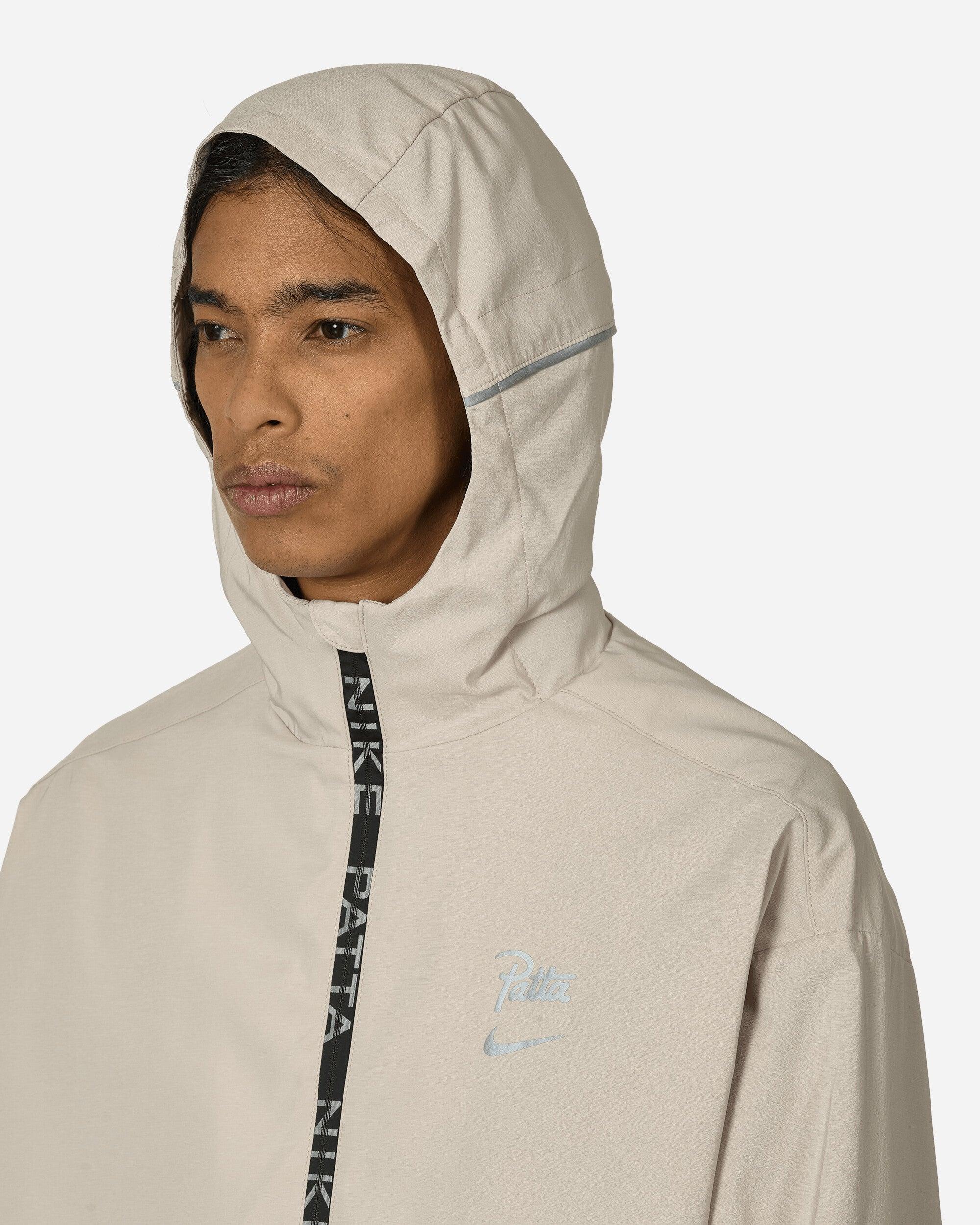 Nike Patta Running Team Hooded Track Jacket Sanddrift / Cream in