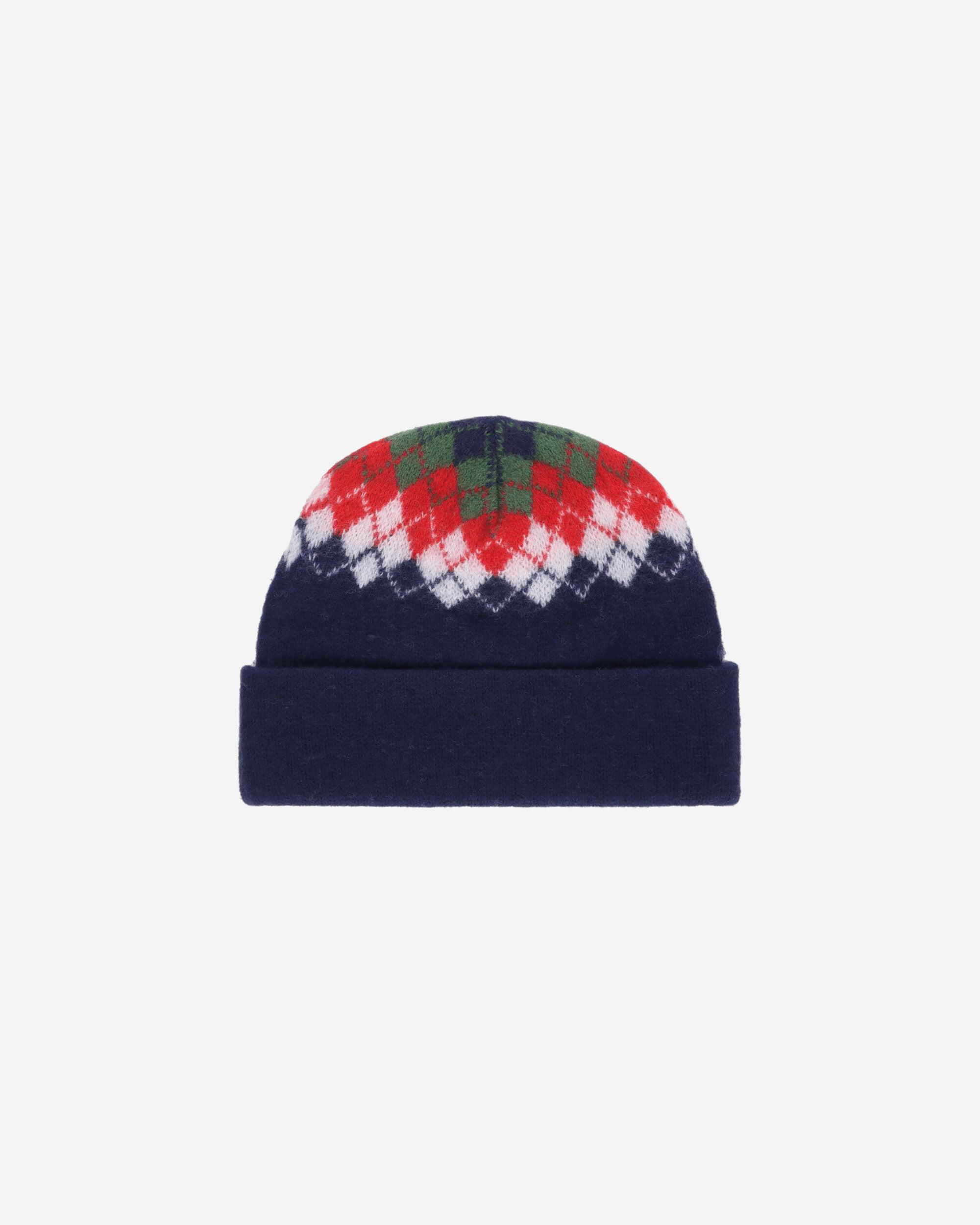 Noah NOAH ARGYLE BEANIE BLACK | REVERSIBLE