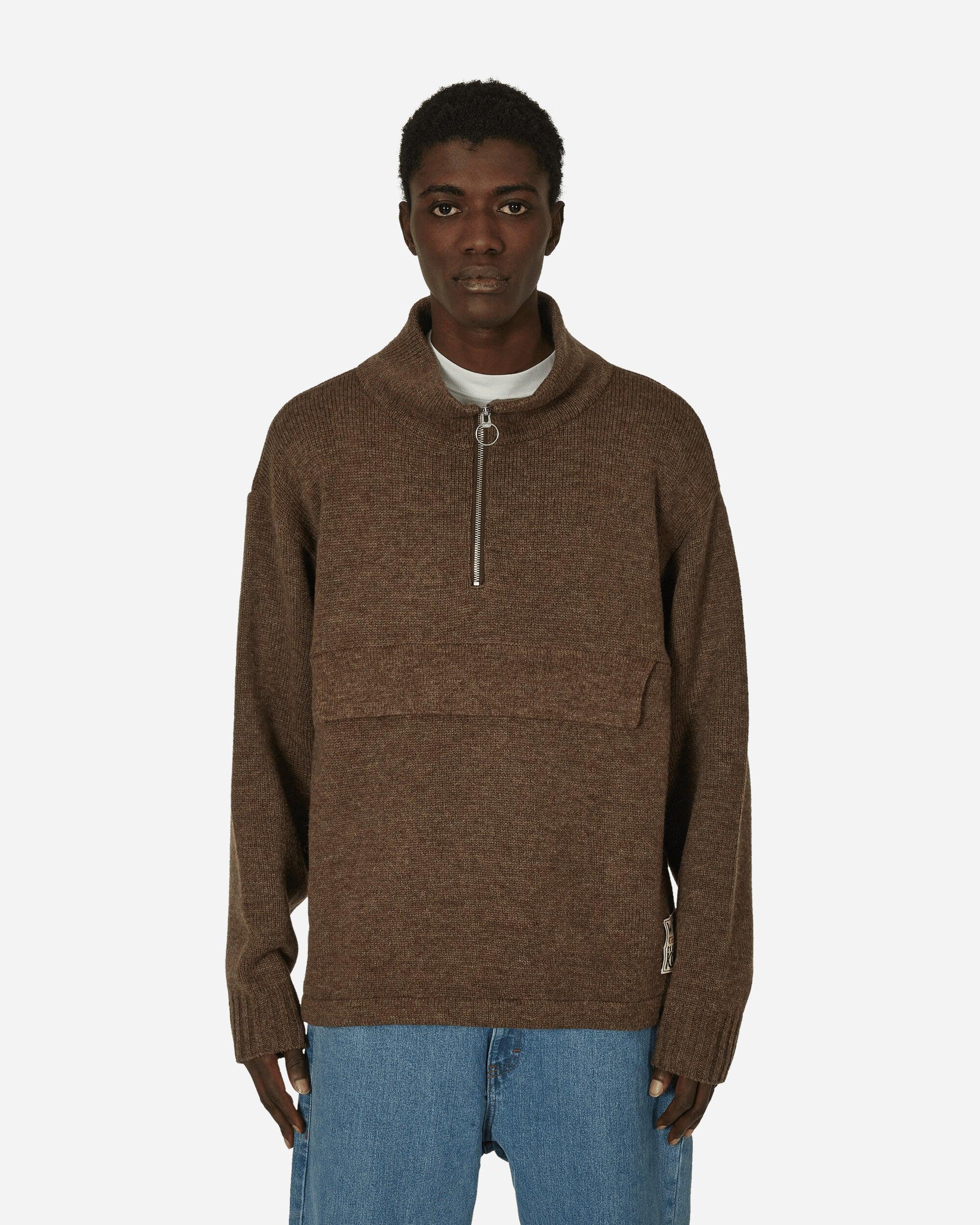 Kapital 5G Shetland Wool Half Zip Anorak Moca in Brown for Men | Lyst