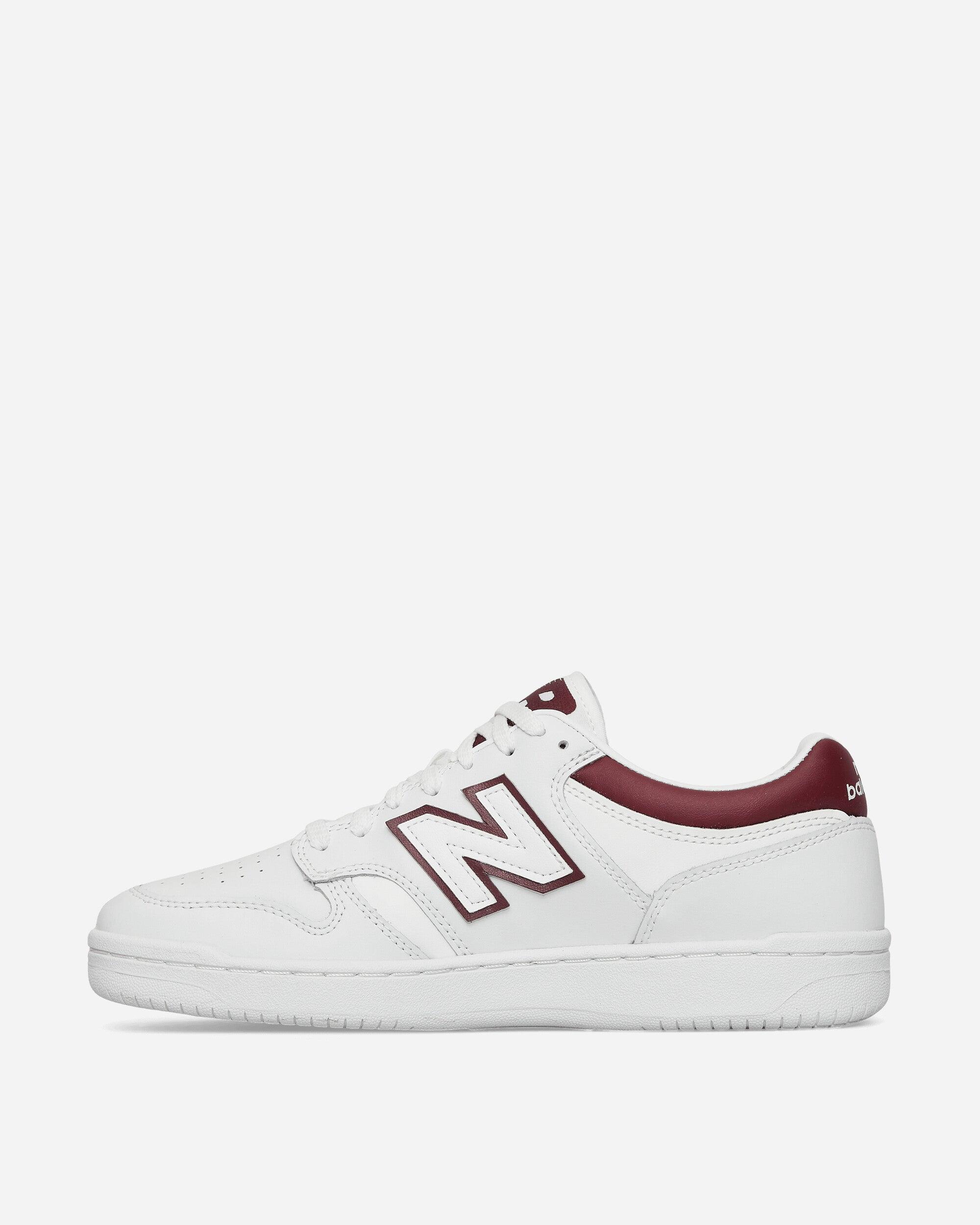 New Balance 480 Sneakers / Burgundy in White for Men | Lyst