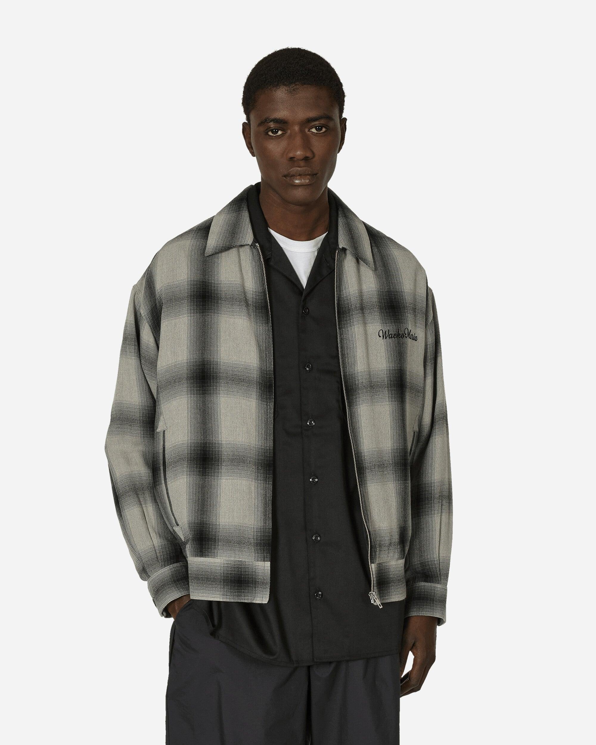 wacko-maria-Grey-Ombre-Check- wacko-maria-Grey-Ombre-Check-