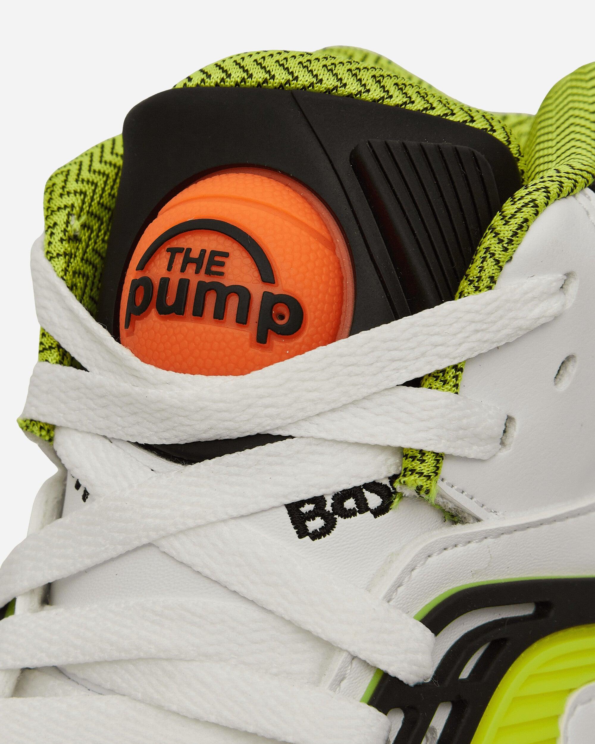 Reebok Pump Twilight Zone Sneakers Cloud / Core Black / Solar Acid Yellow  in White for Men