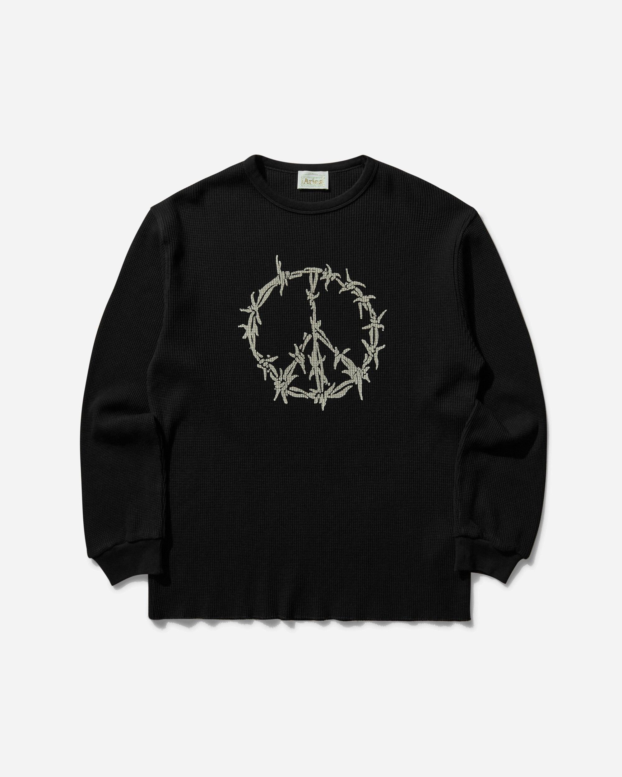 ★ARIES★ Mercerized Long Sleeve T-Shirt Black STAR40000BLK Aries Long-sleeve t-shirts for Men | Online Sale up to 80
