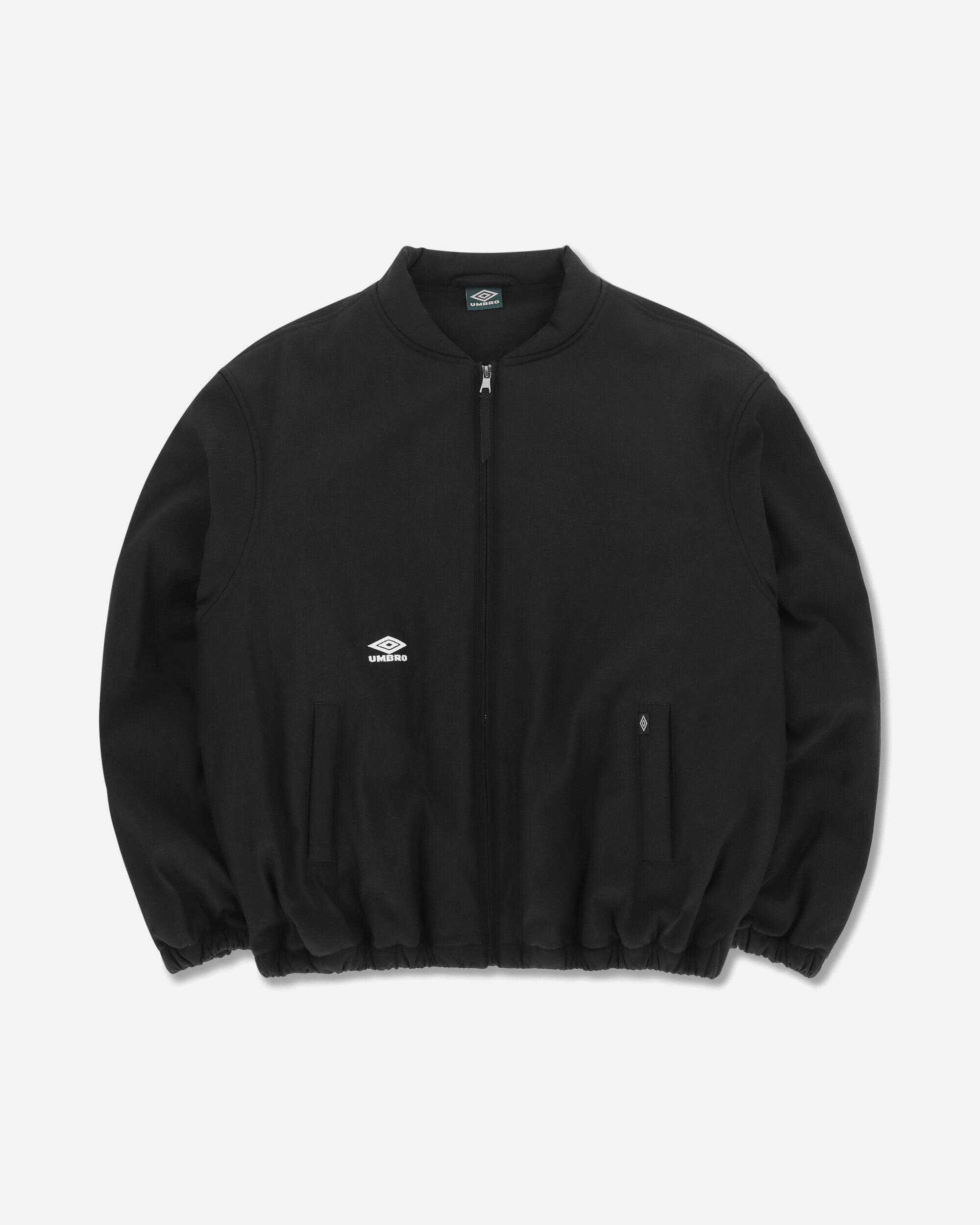 ◆UMBRO◆ Classic Short Sleeve Stan Neck Anorak Black UP323C Festive Sweater Top | Marciano