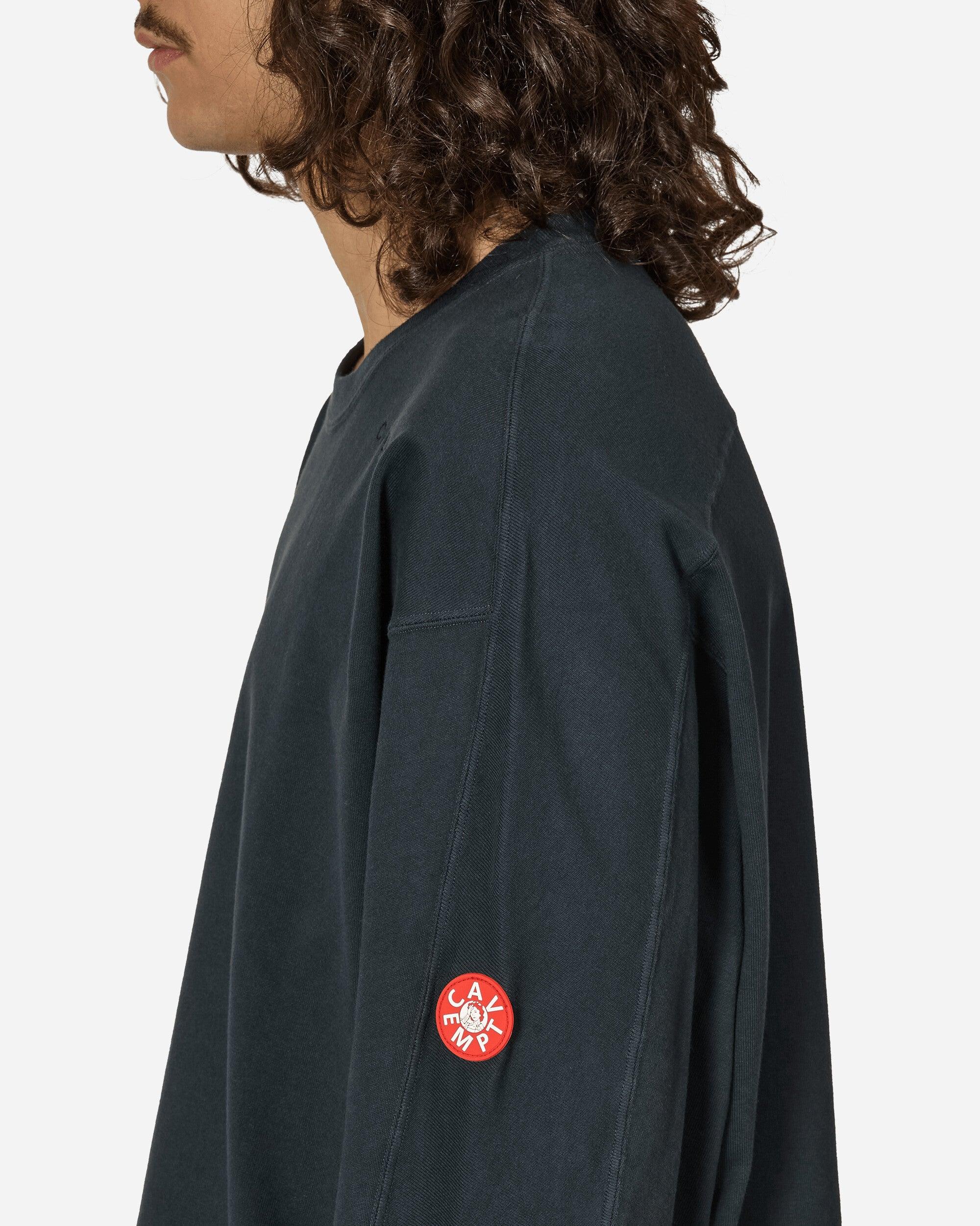Cav Empt Overdye Forward Line Heavy Longsleeve T-Shirt in Blue for