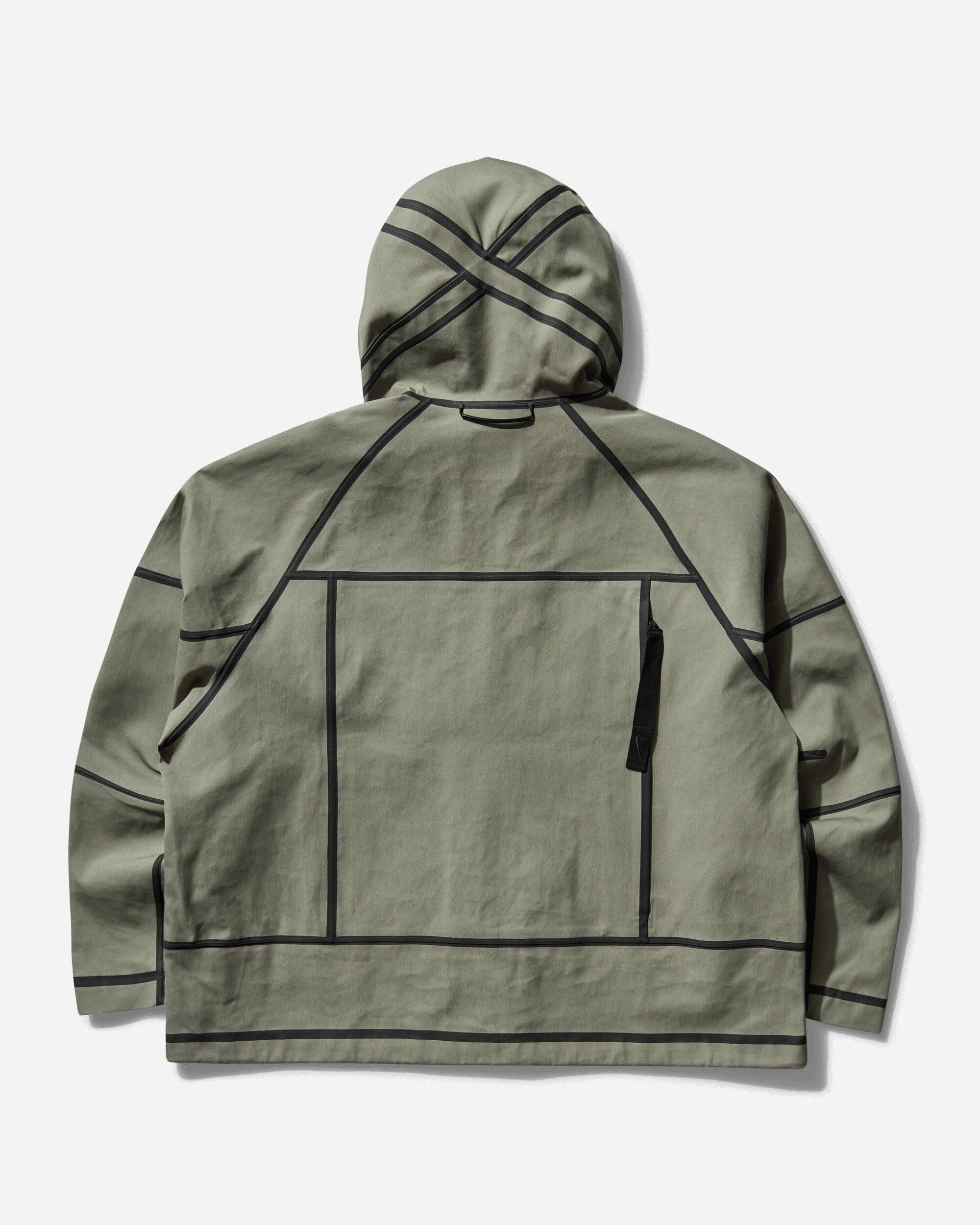 Nike S Tech Storm-Fit Hooded Rain Jacket Light Army in Green for