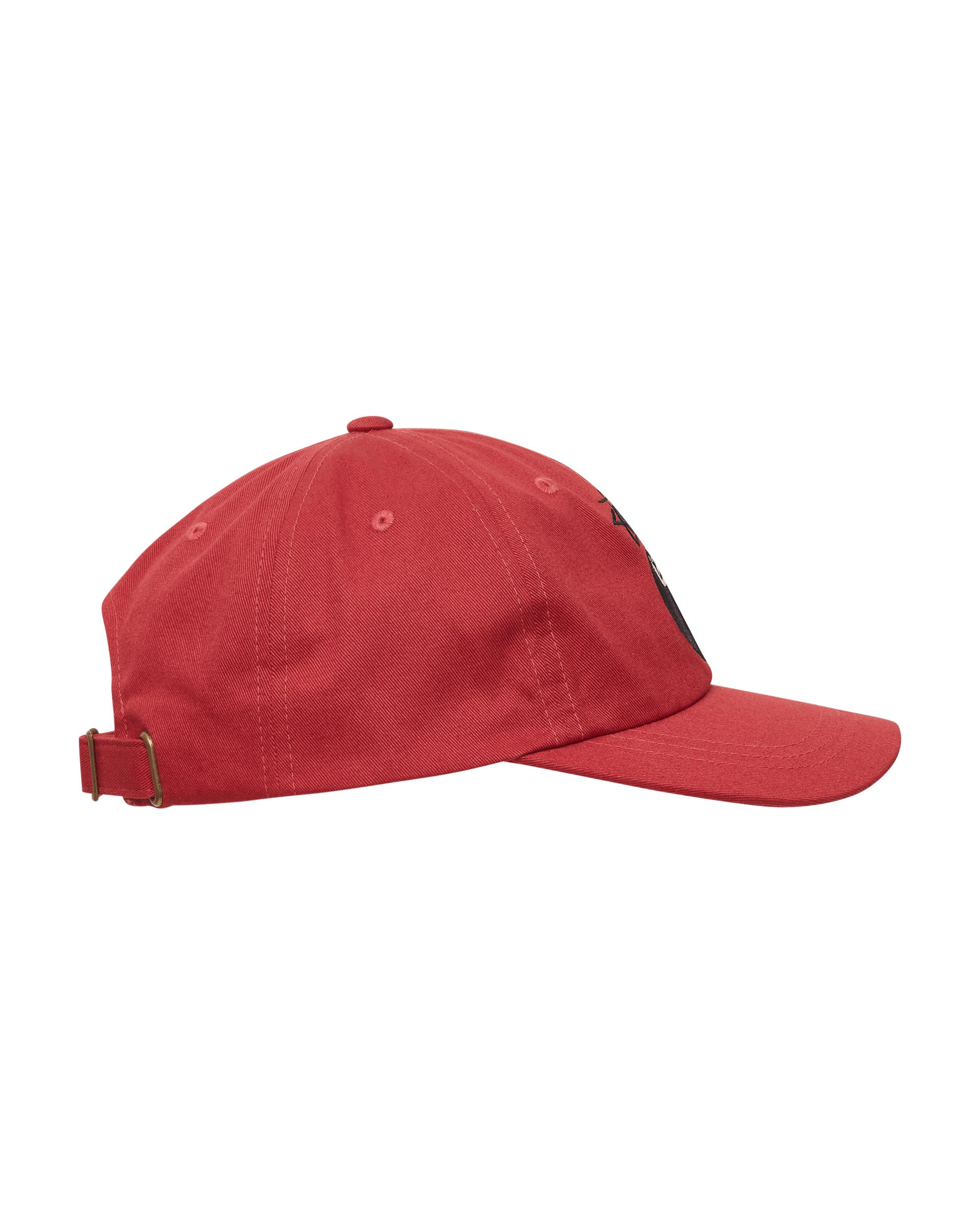 Stussy Cotton Stock 8 Ball Low Pro Cap in Charcoal (Red) for Men