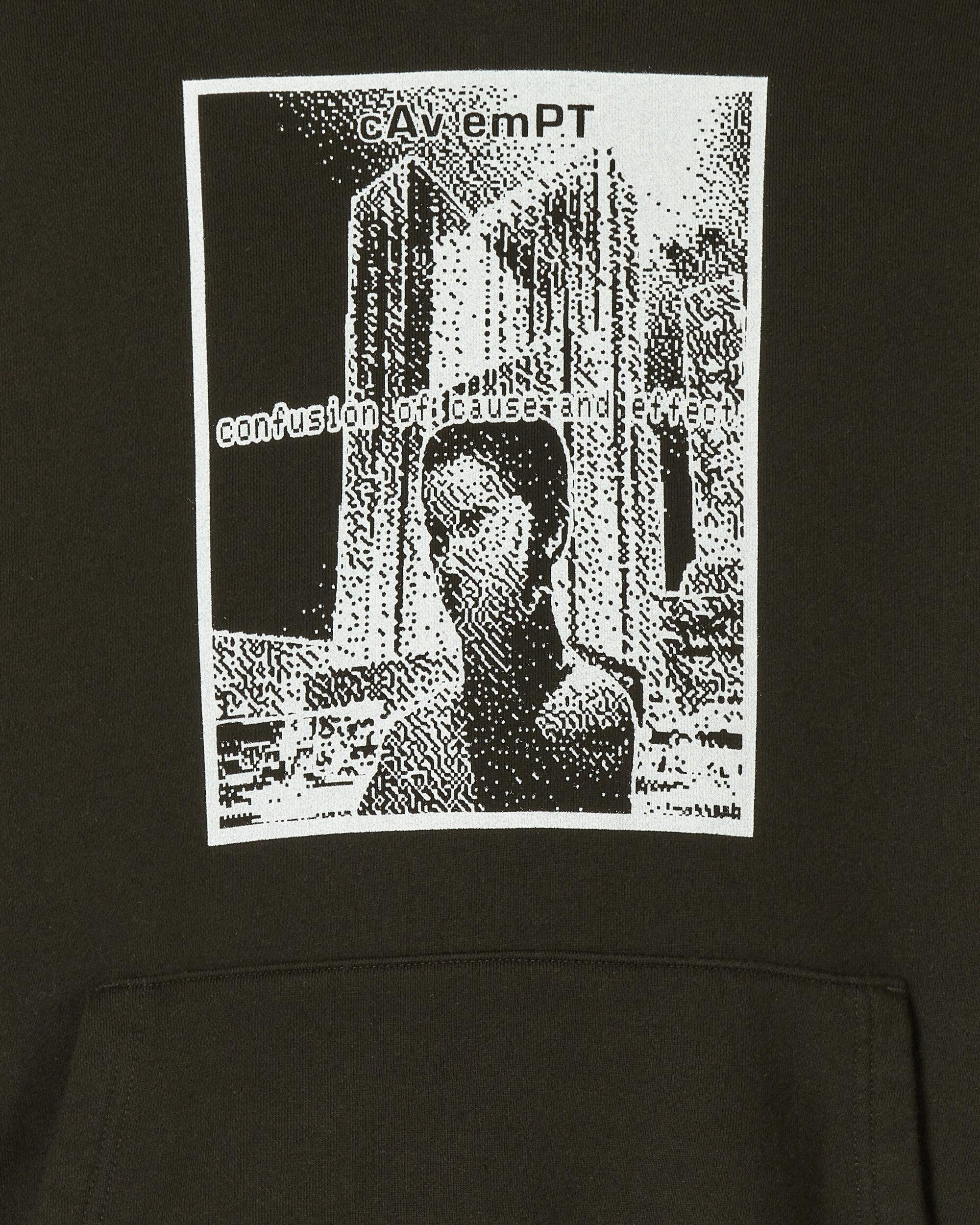 Cav Empt Confusion Heavy Hooded Sweatshirt in Black for Men | Lyst