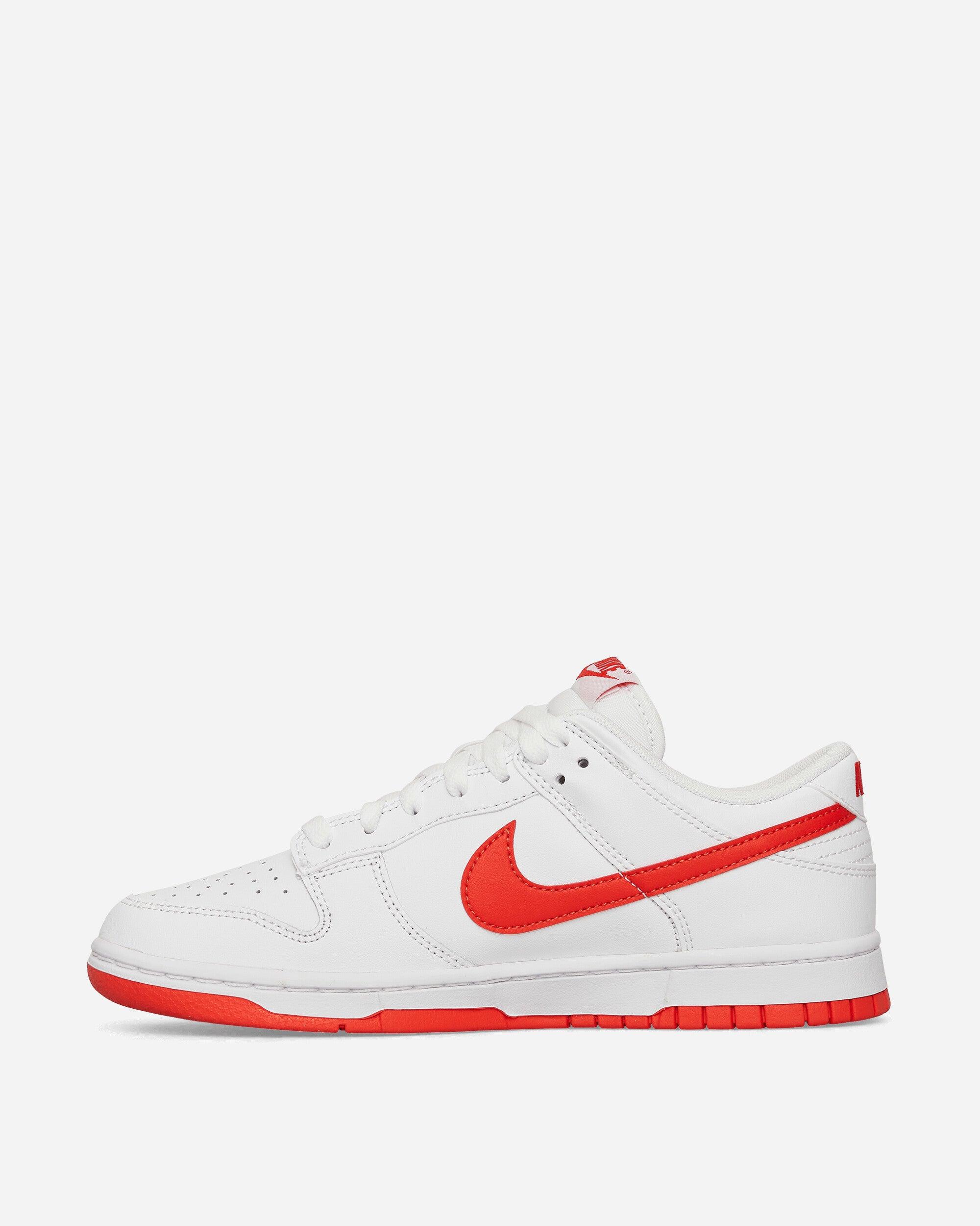 Nike Dunk Low Sneakers White / Picante Red for Men | Lyst