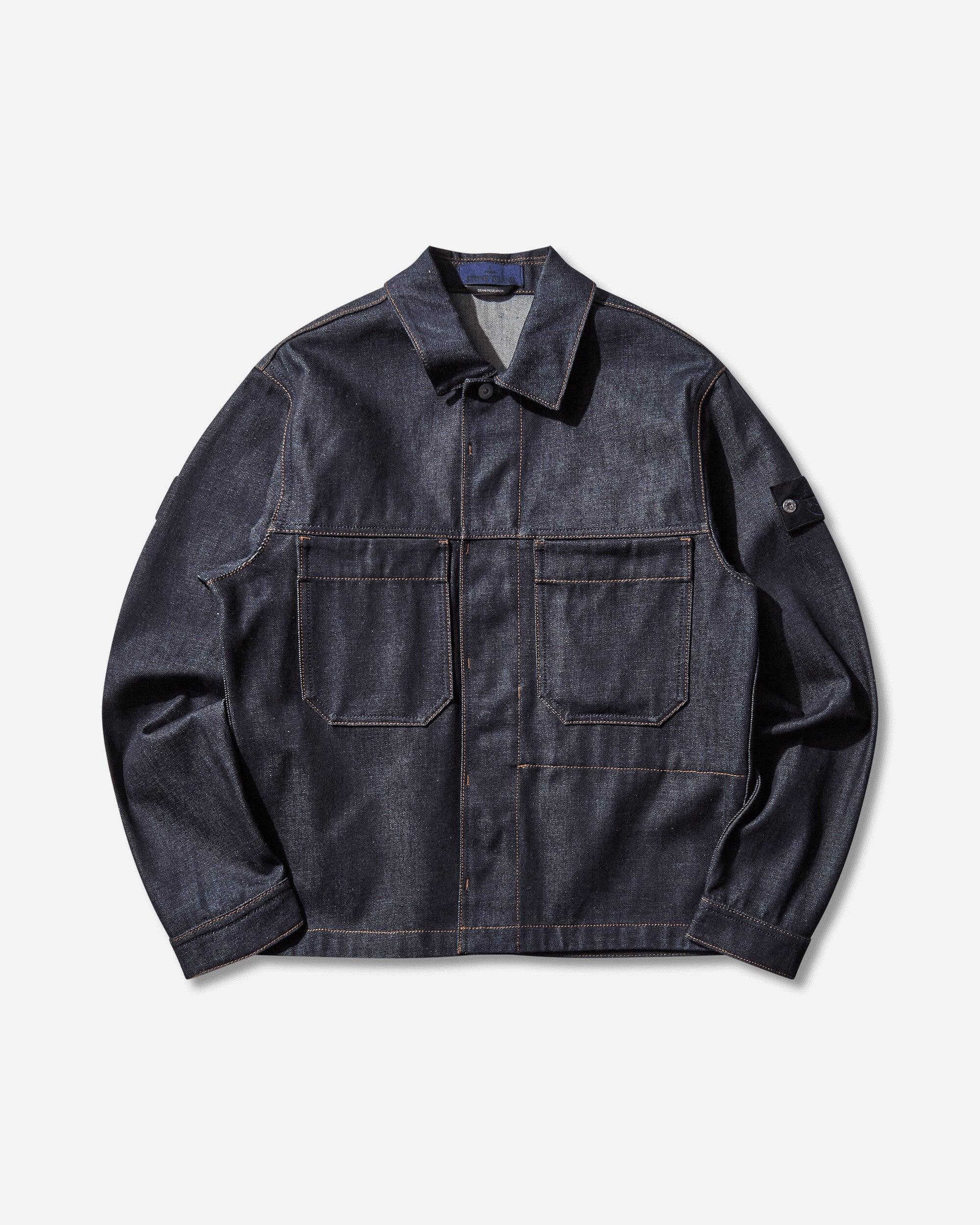 Stone Island Men S Indigo Denim Raw Jacket in Blue for Men | Lyst UK