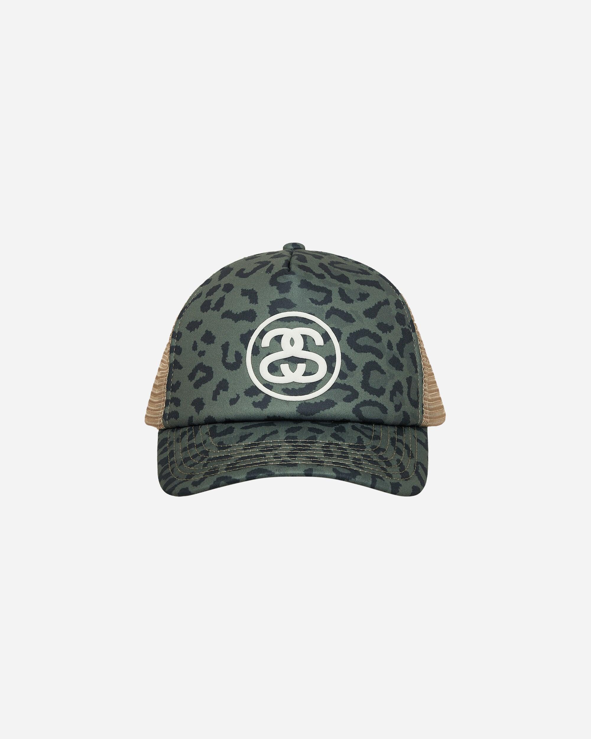Stussy Ss-link Trucker Cap Leopard in Green for Men | Lyst