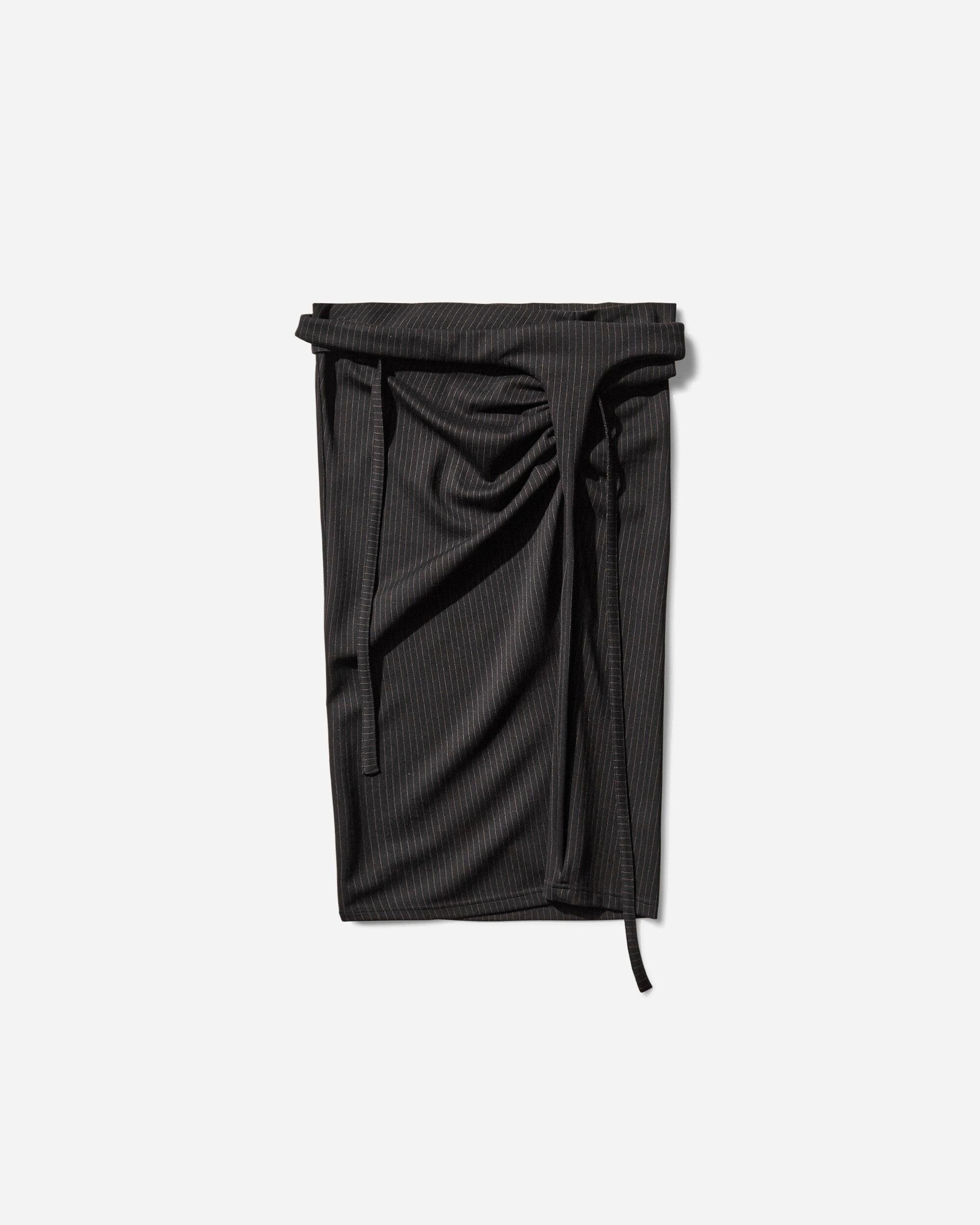 ワンピース OTTOLINGER Women Mid Skirts 10450120401BLK Black Ottolinger Mermaid Pinstripe Maxi Skirt | Black | FARFETCH