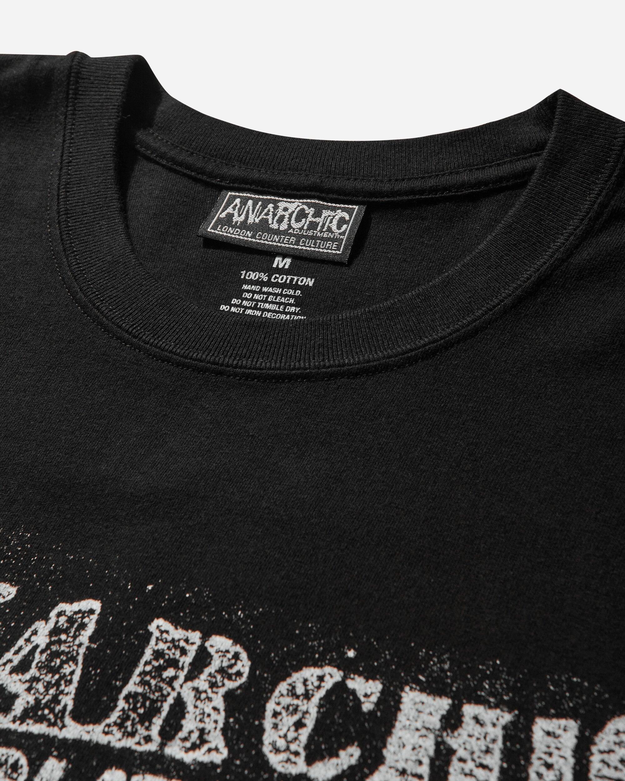 【NEIGHBORHOOD x Anarchic Adjustment 】Tシャツ SS-2 ブラック Neighborhood Anarchic Adjustment Ss-2 T-Shirt in Black for