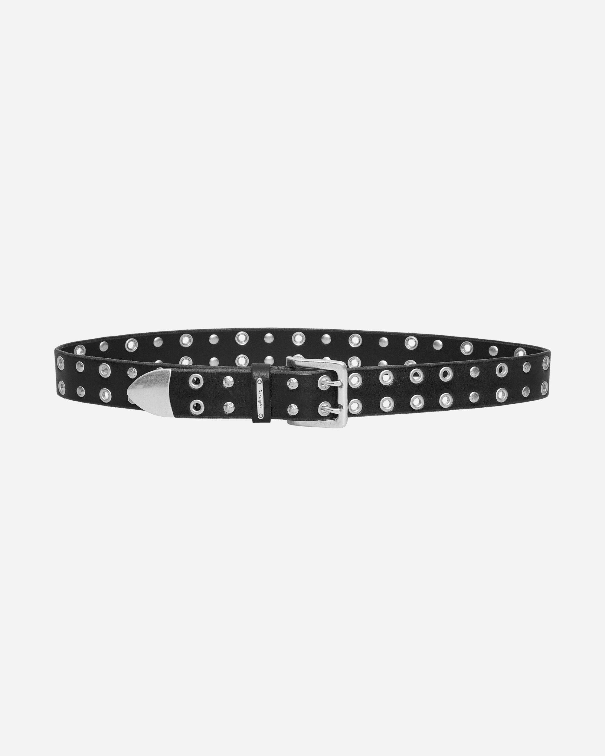 Our Legacy Studded Double Tongue のベルト Our Legacy Studded Double Tongue Belt Black – ESSXNYC