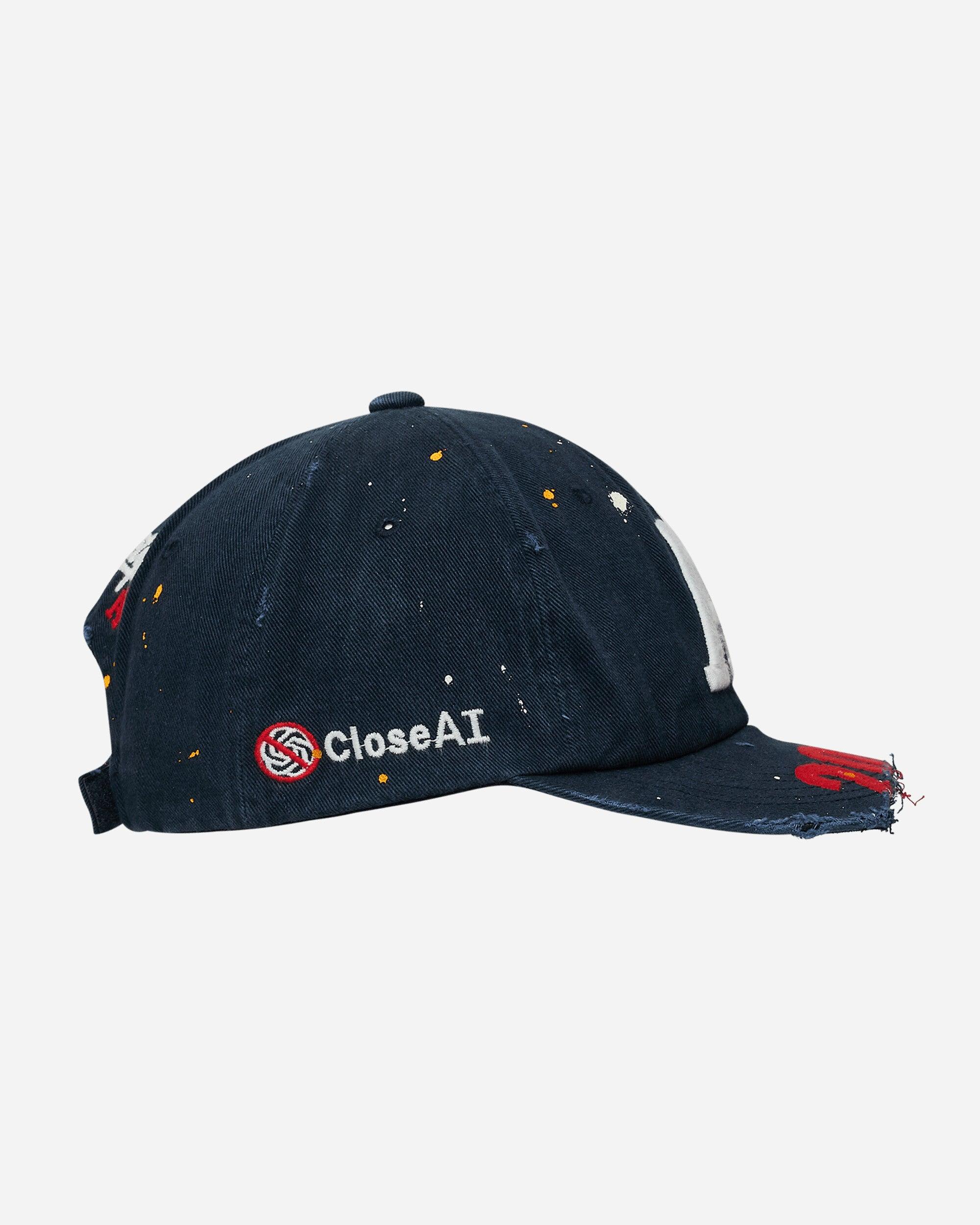 PROJECT G/R Wide Throwback Cap Navy in Blue for Men | Lyst UK