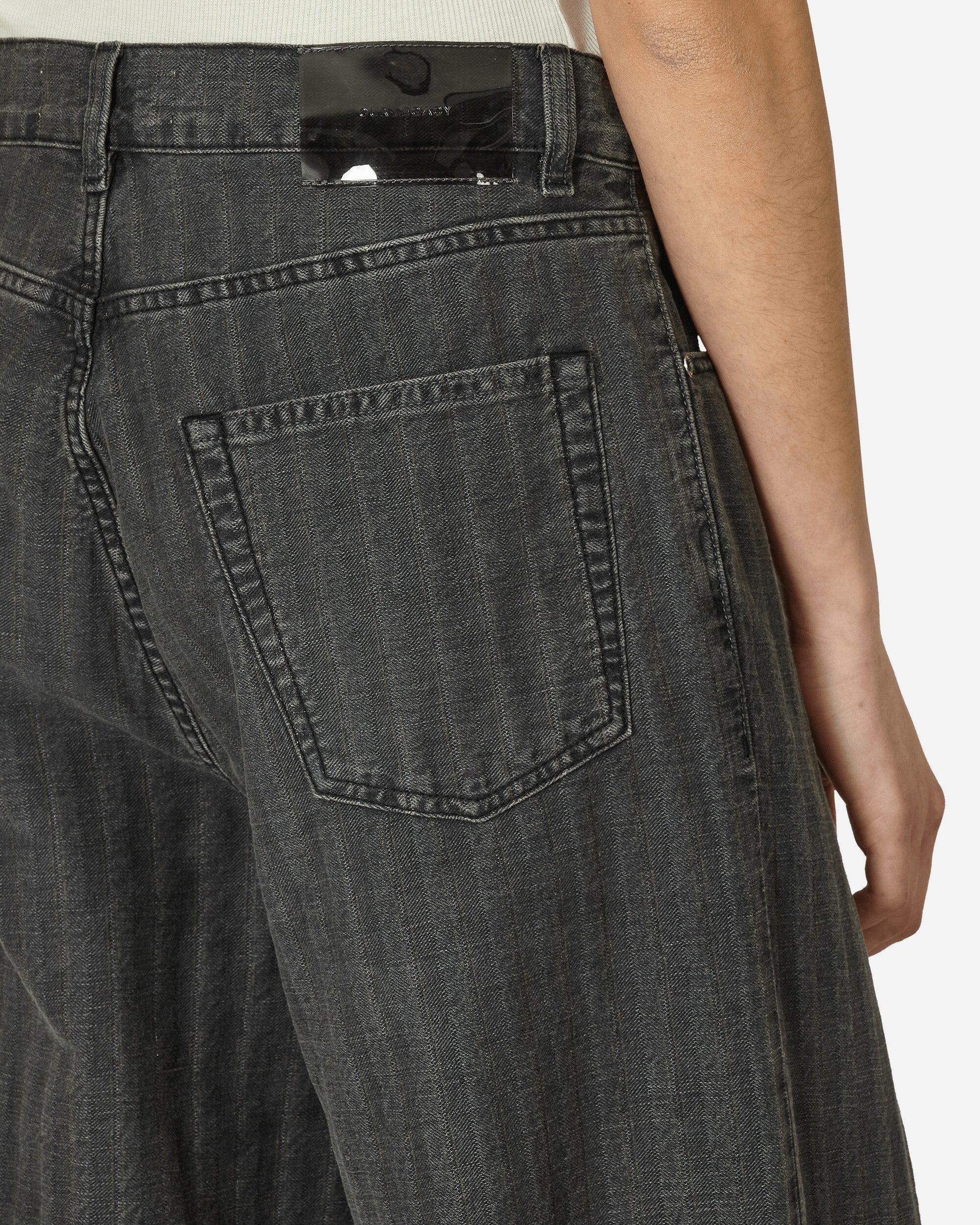 Our Legacy Vast Cut Jeans Washed Torino Stripe in Gray for Our Legacy Vast Cut Jeans Washed Torino Stripe in Gray for