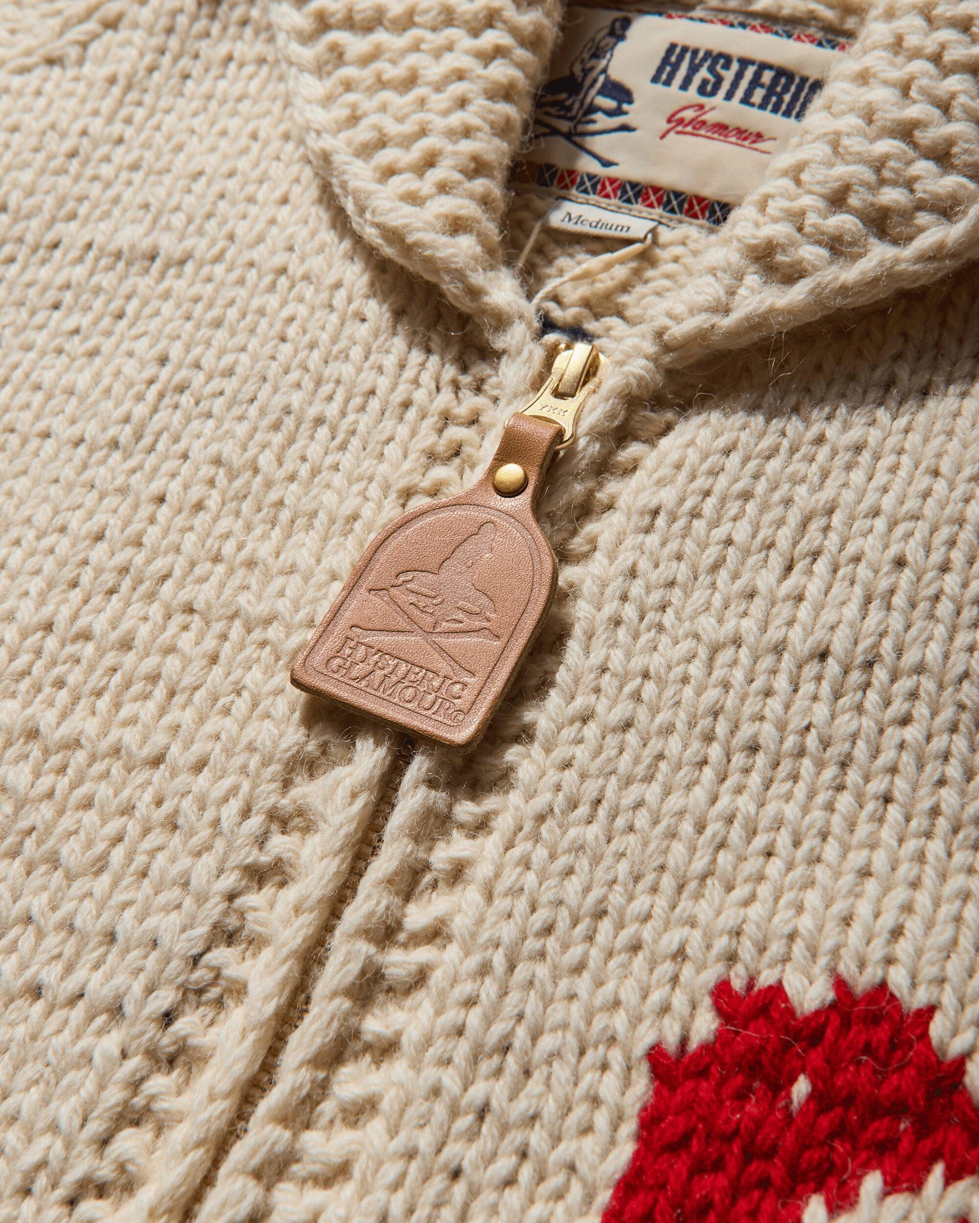 Hysteric Glamour S Multi Zip Cardigan Dirty in Natural | Lyst UK