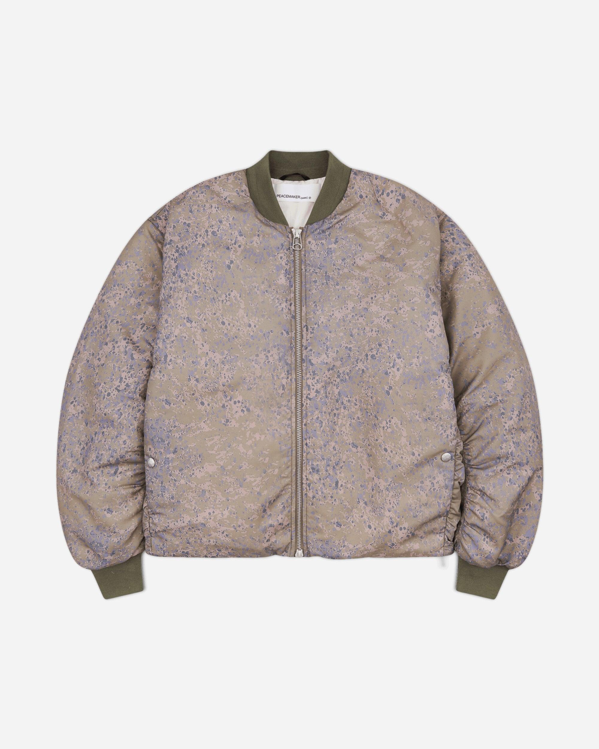 Oamc Peacemaker S Minimal Bomber Jacket Bark in Gray for Men | Lyst
