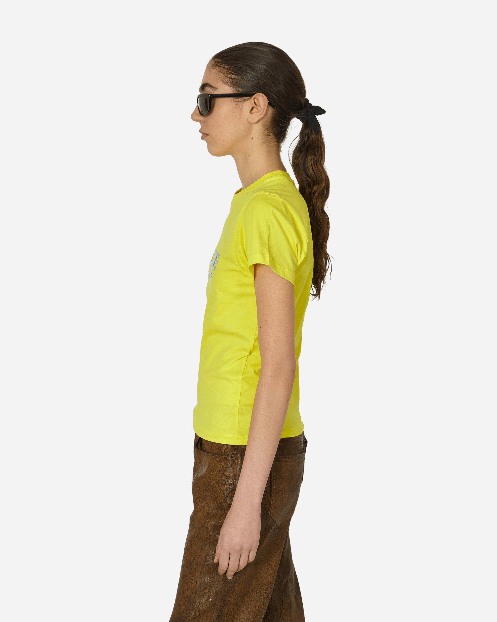 Martine Rose Shrunken T-shirt Acid in Yellow | Lyst