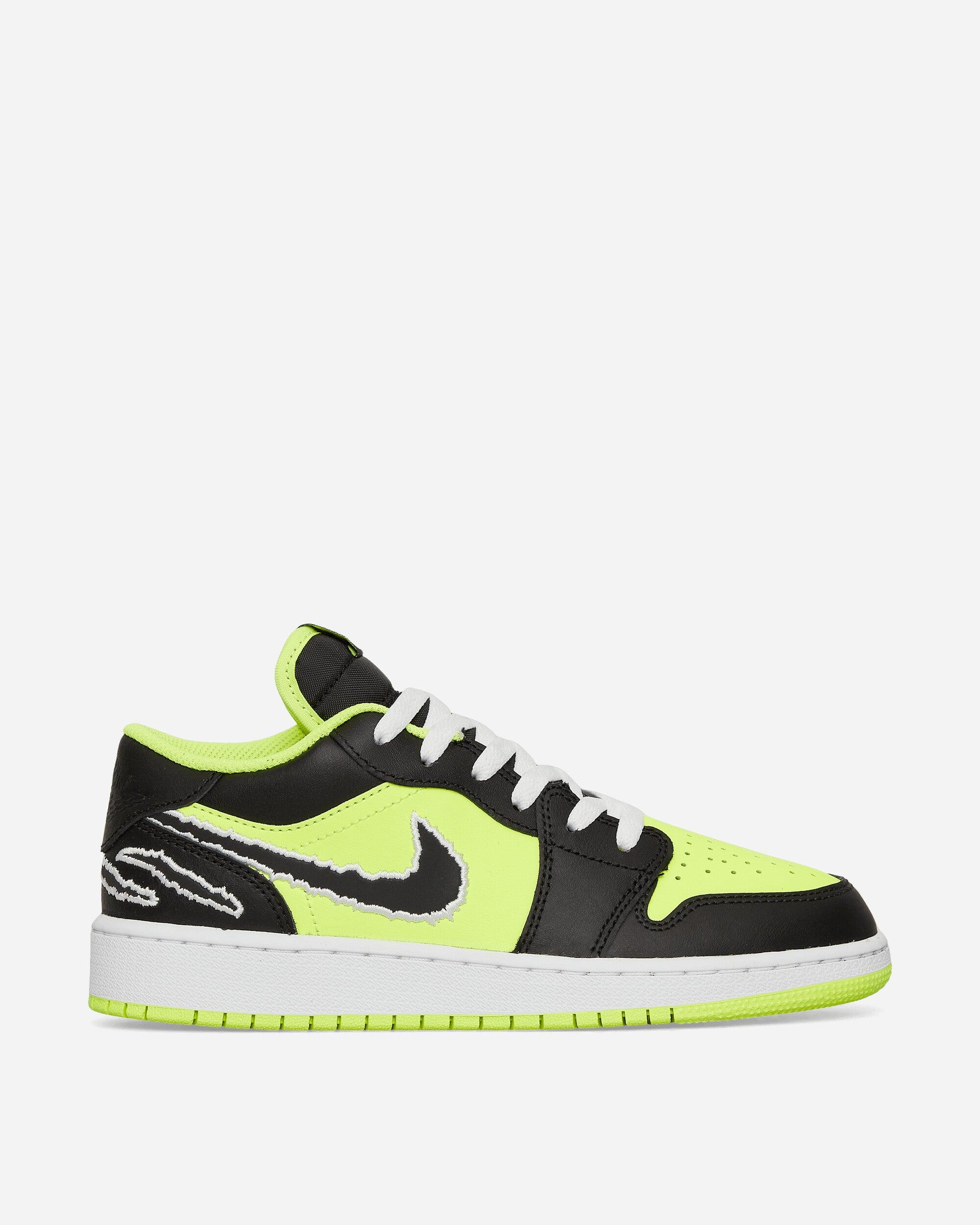 Nike Air Jordan 1 Low Se (gs) Sneakers Volt / Black in Green | Lyst