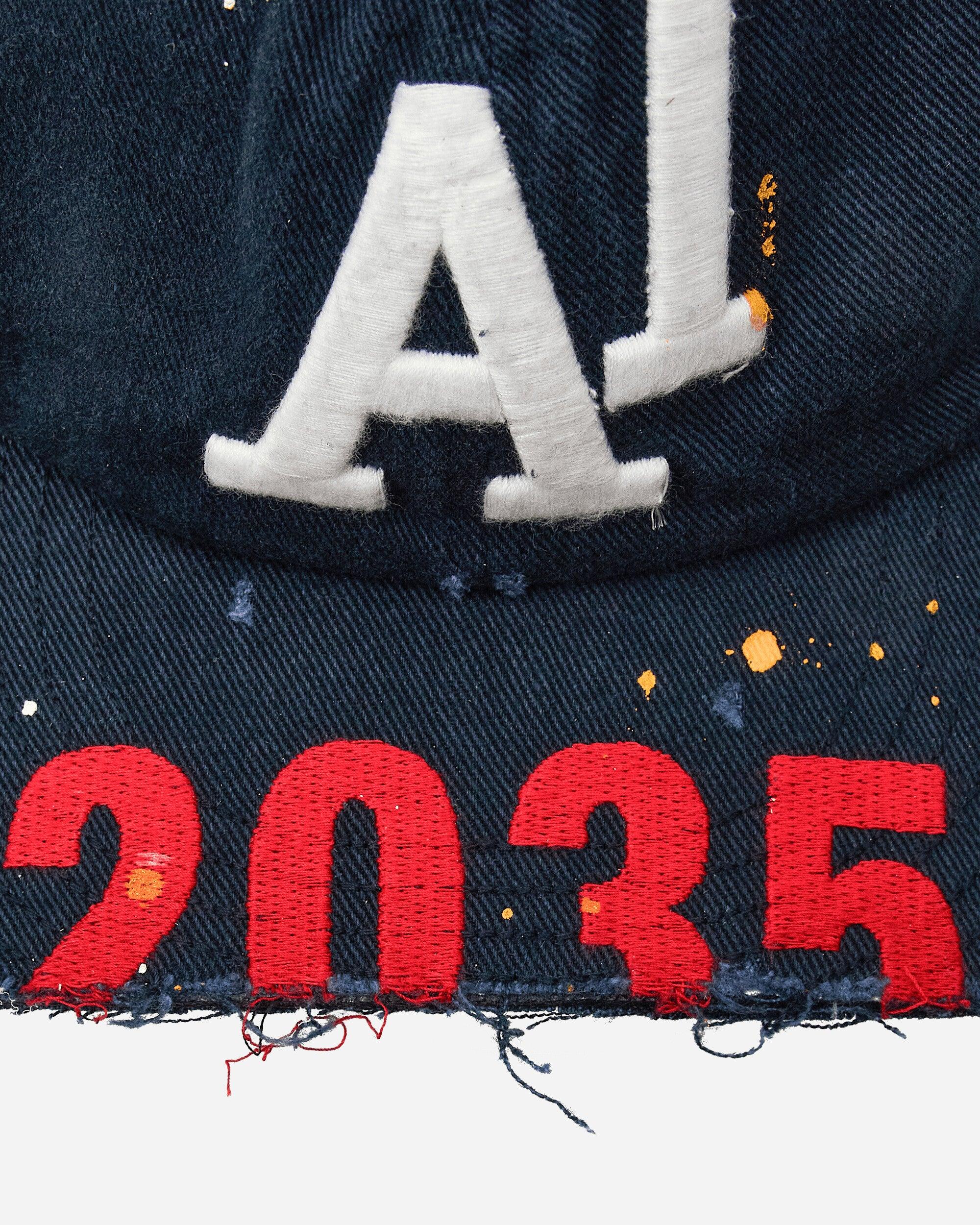PROJECT G/R Wide Throwback Cap Navy in Blue for Men | Lyst UK