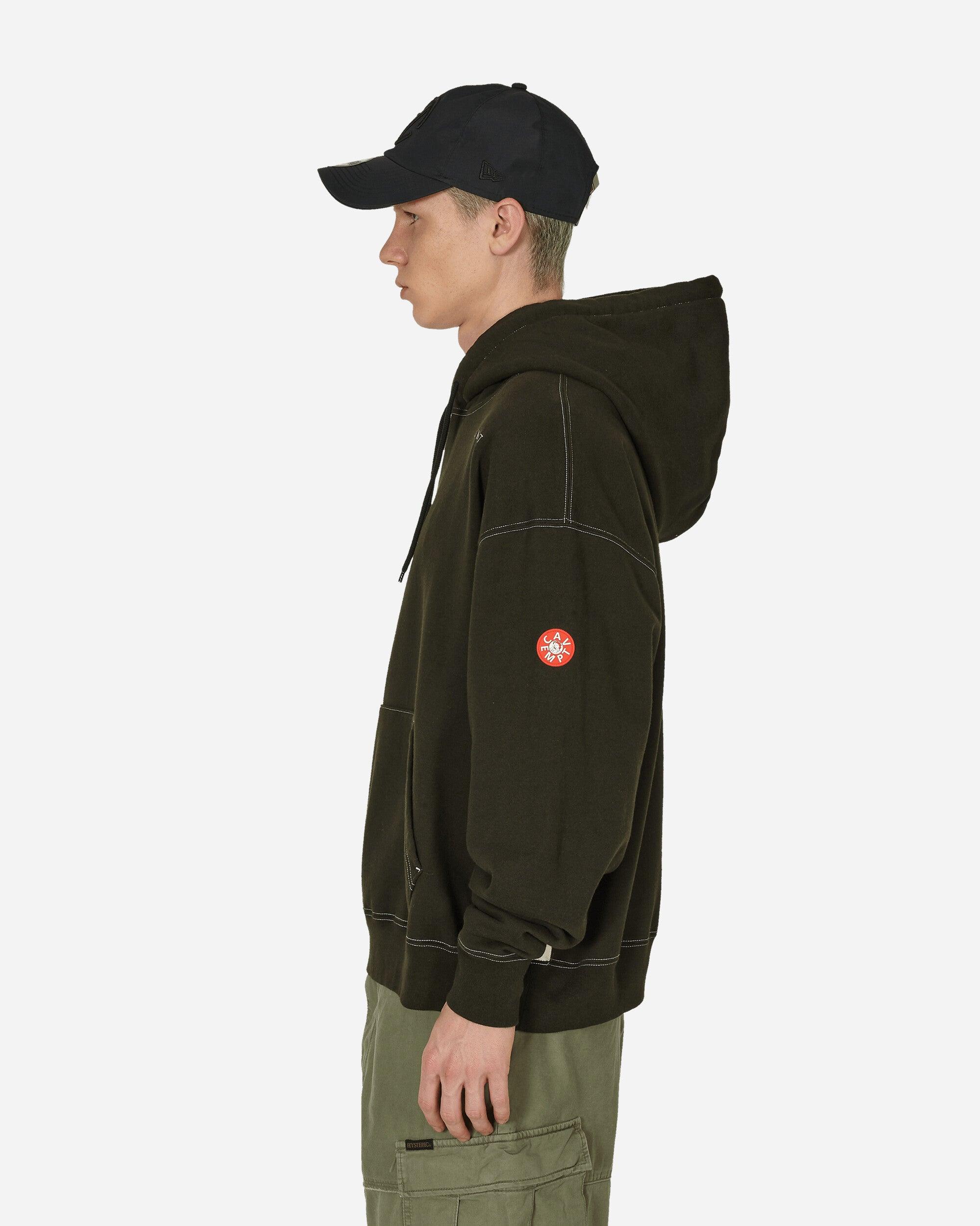 Cav Empt Solid Heavy Hooded Sweatshirt #2 in Green for Men | Lyst 