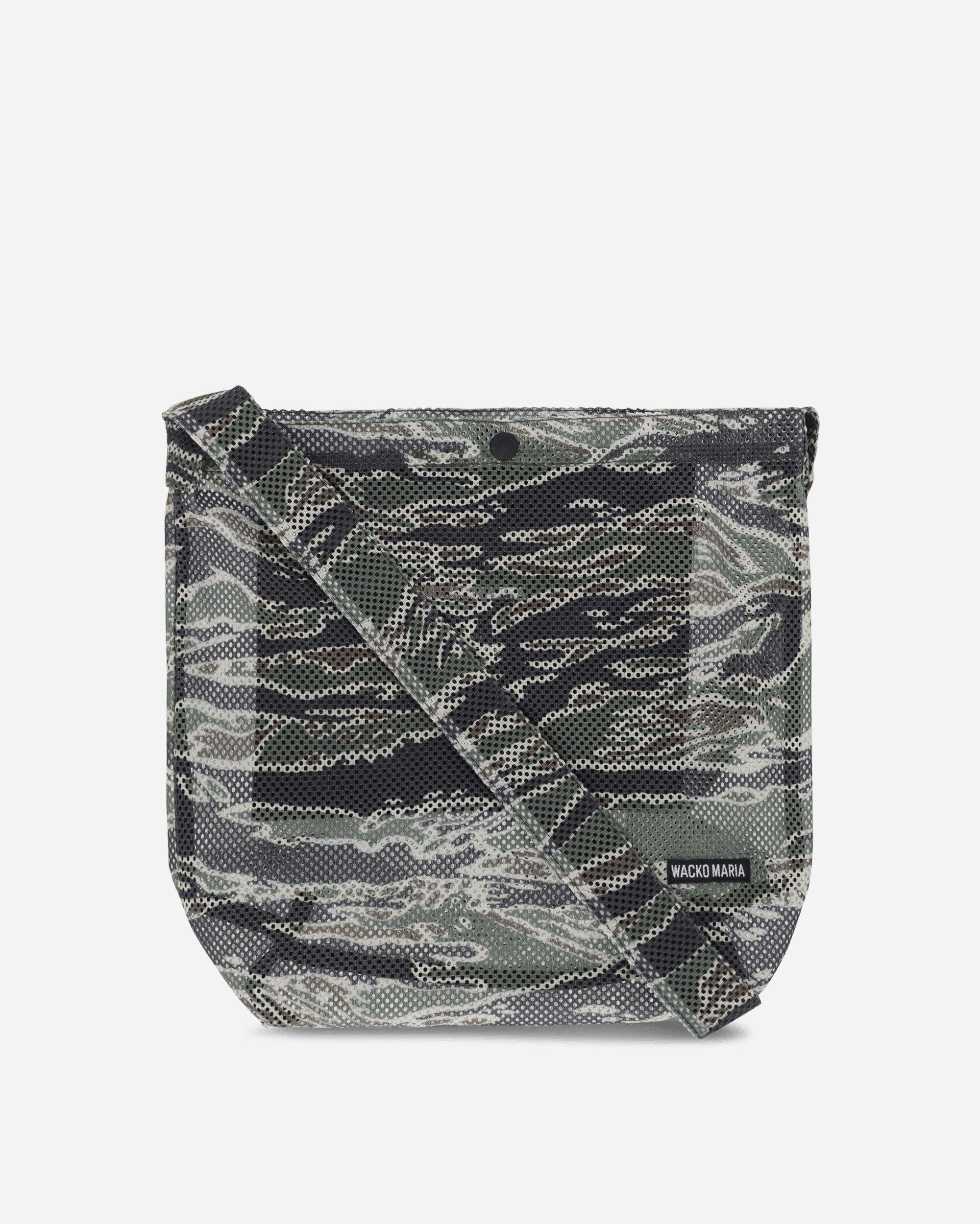 Wacko Maria Speak Easy Tiger Camo Shoulder Bag in Grey for Men