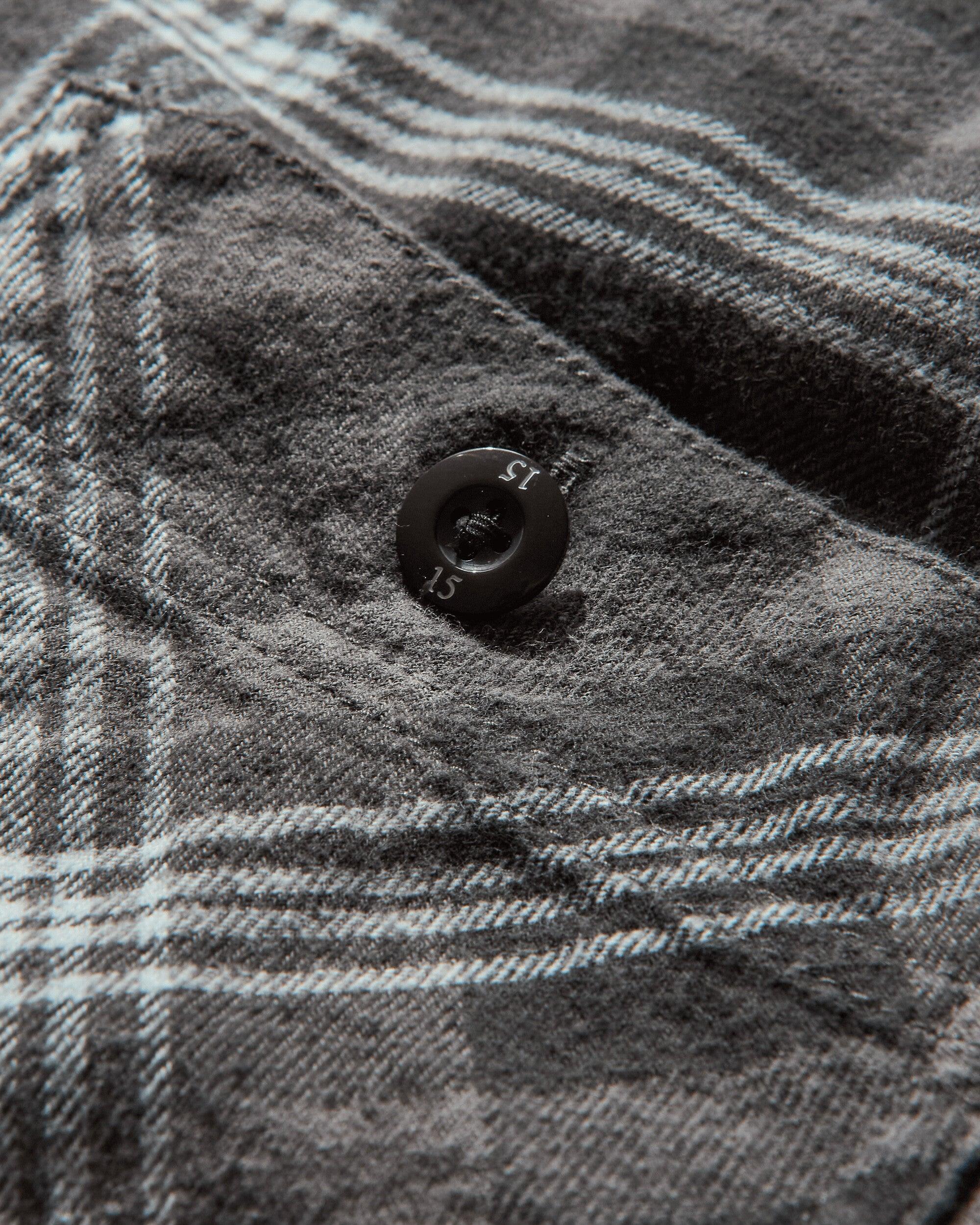 Neighborhood Men S Savage Tartan Check Longsleeve Shirt Gray