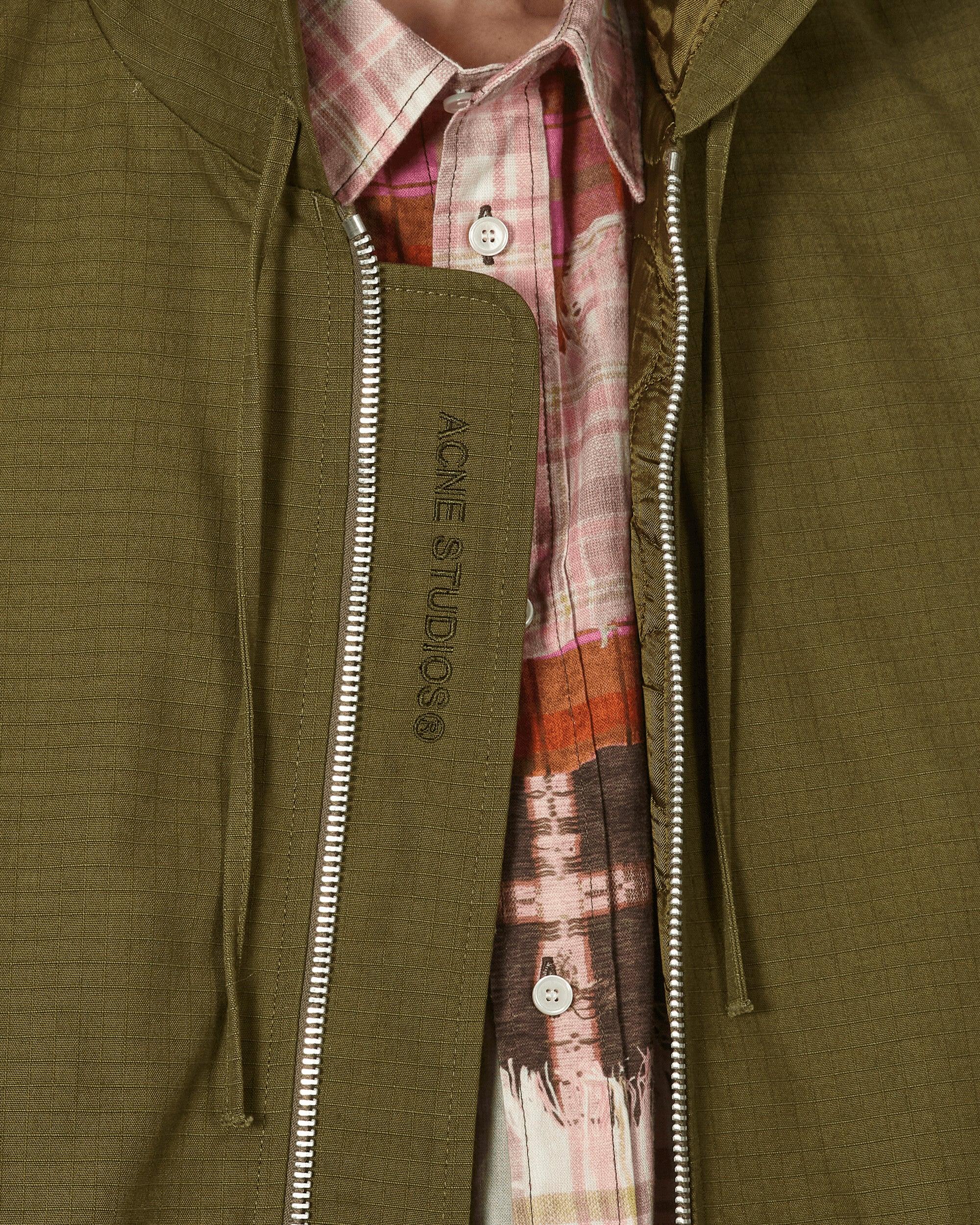 Acne Studios Ripstop Padded Jacket in Green for Men | Lyst