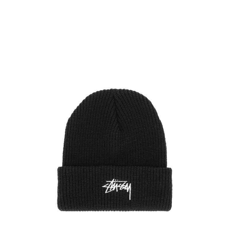Stussy Synthetic Fa19 Stock Cuff Beanie in Black for Men - Lyst