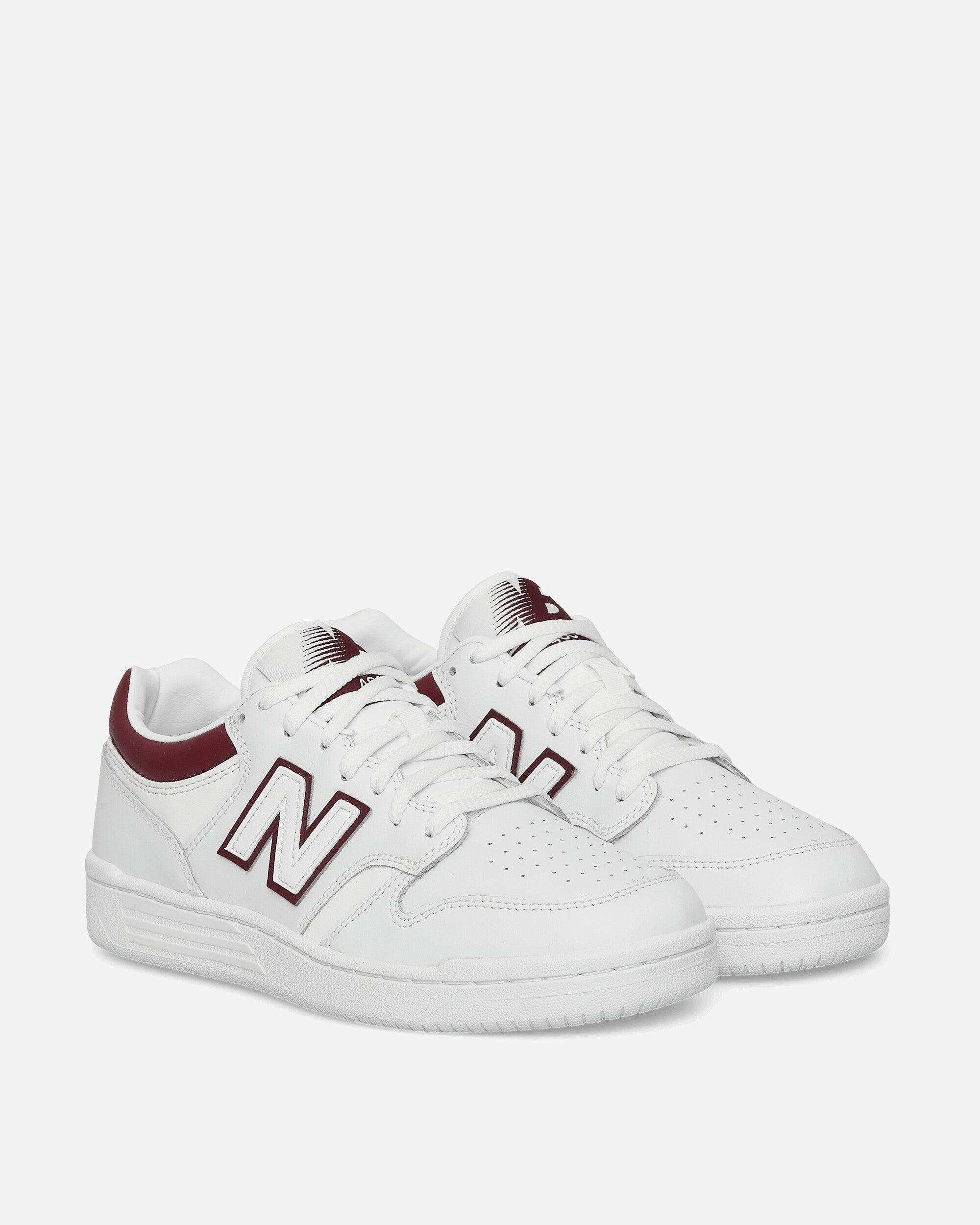 New Balance 480 Sneakers / Burgundy in White for Men | Lyst