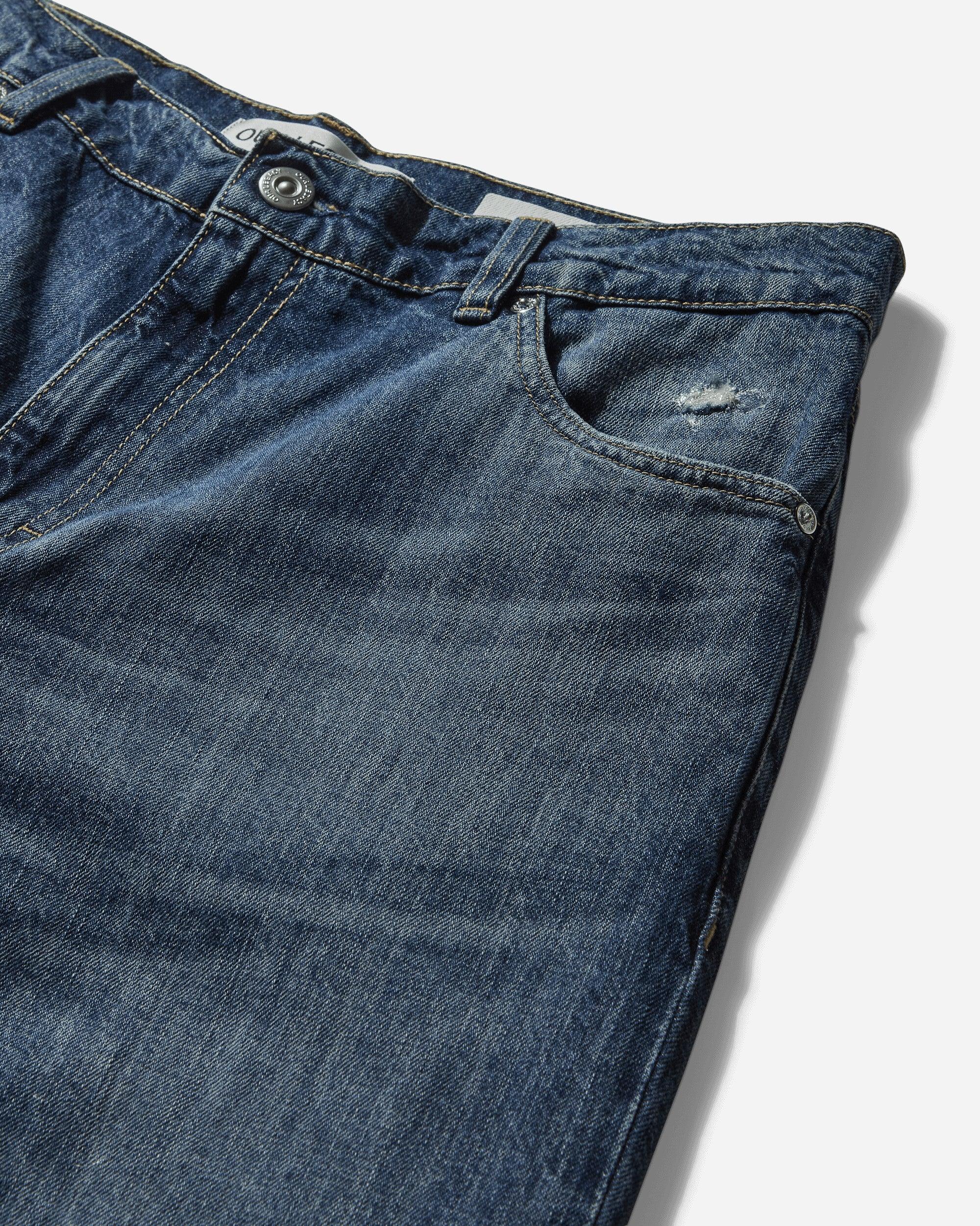 Our Legacy S Vast Cut Jeans Vintage Rubber Repair Denim in Our Legacy S Vast Cut Jeans Vintage Rubber Repair Denim in