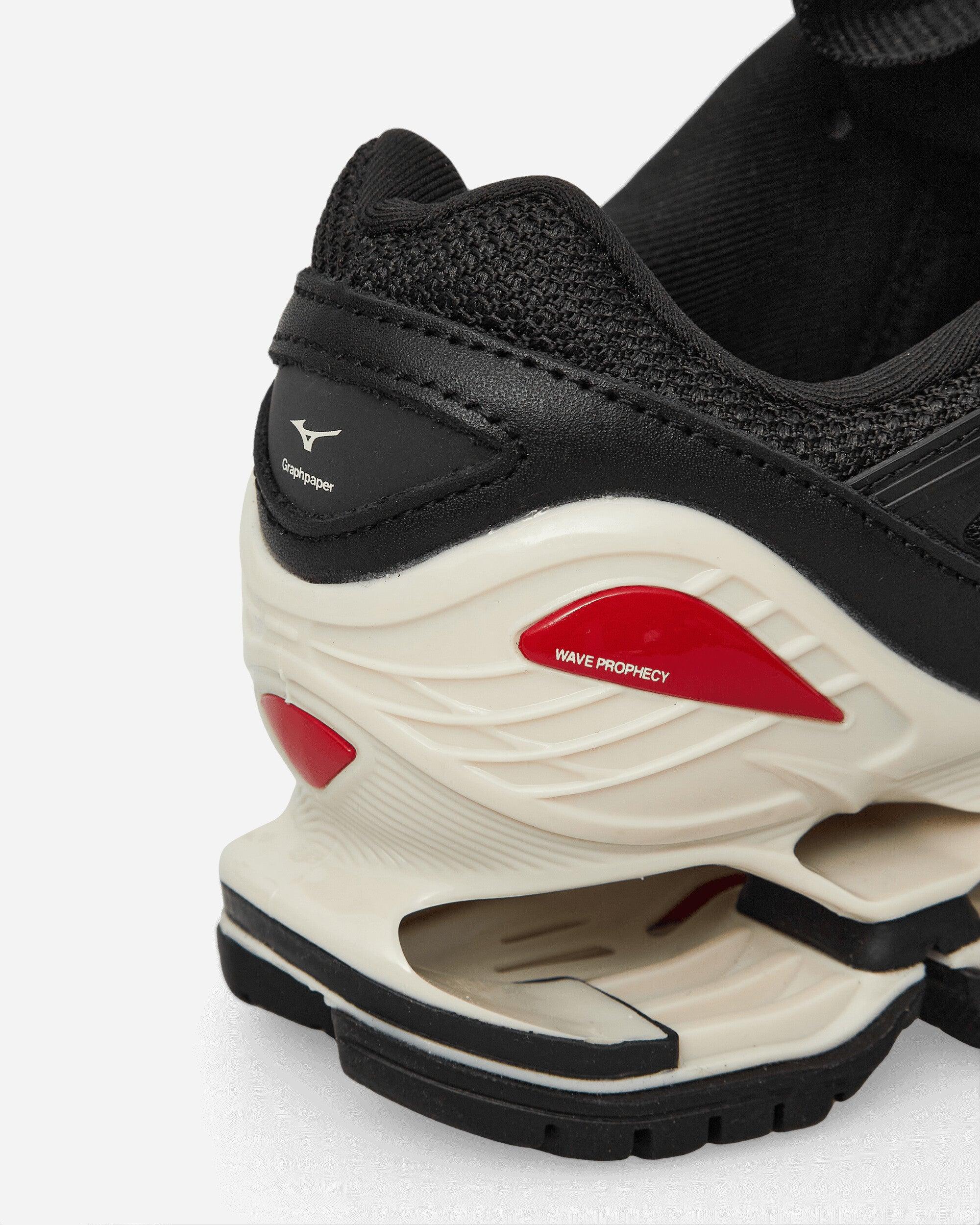 Mizuno Graphpaper Wave Prophecy Ls Sneakers in Black for Men Mizuno Graphpaper Wave Prophecy Ls Sneakers in Black for Men