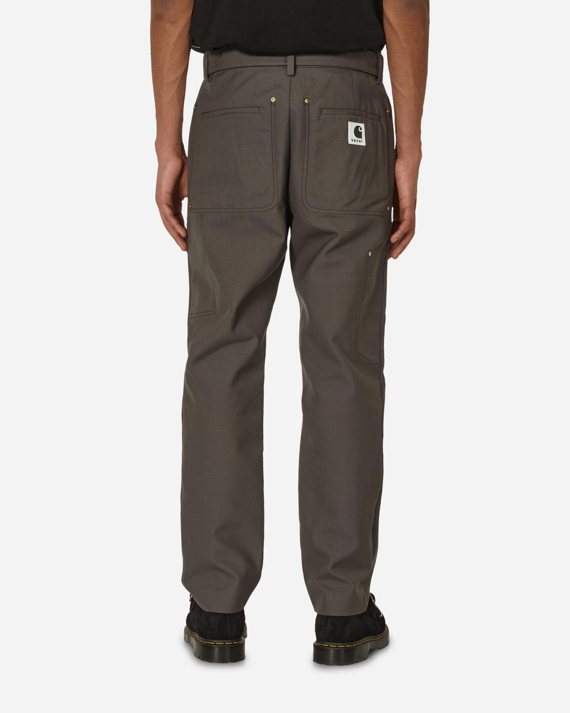 Sacai Carhartt Wip Suiting Bonding Pants Taupe in Black for Sacai Carhartt Wip Suiting Bonding Pants Taupe in Black for