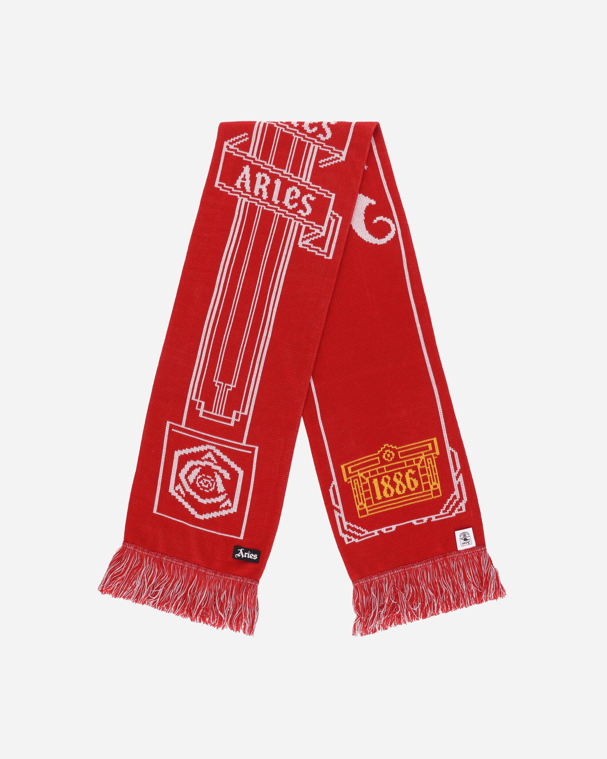 ✌︎　ARIES Hold Hands Scarf マフラー Red Aries Scarves and mufflers for Men | Lyst