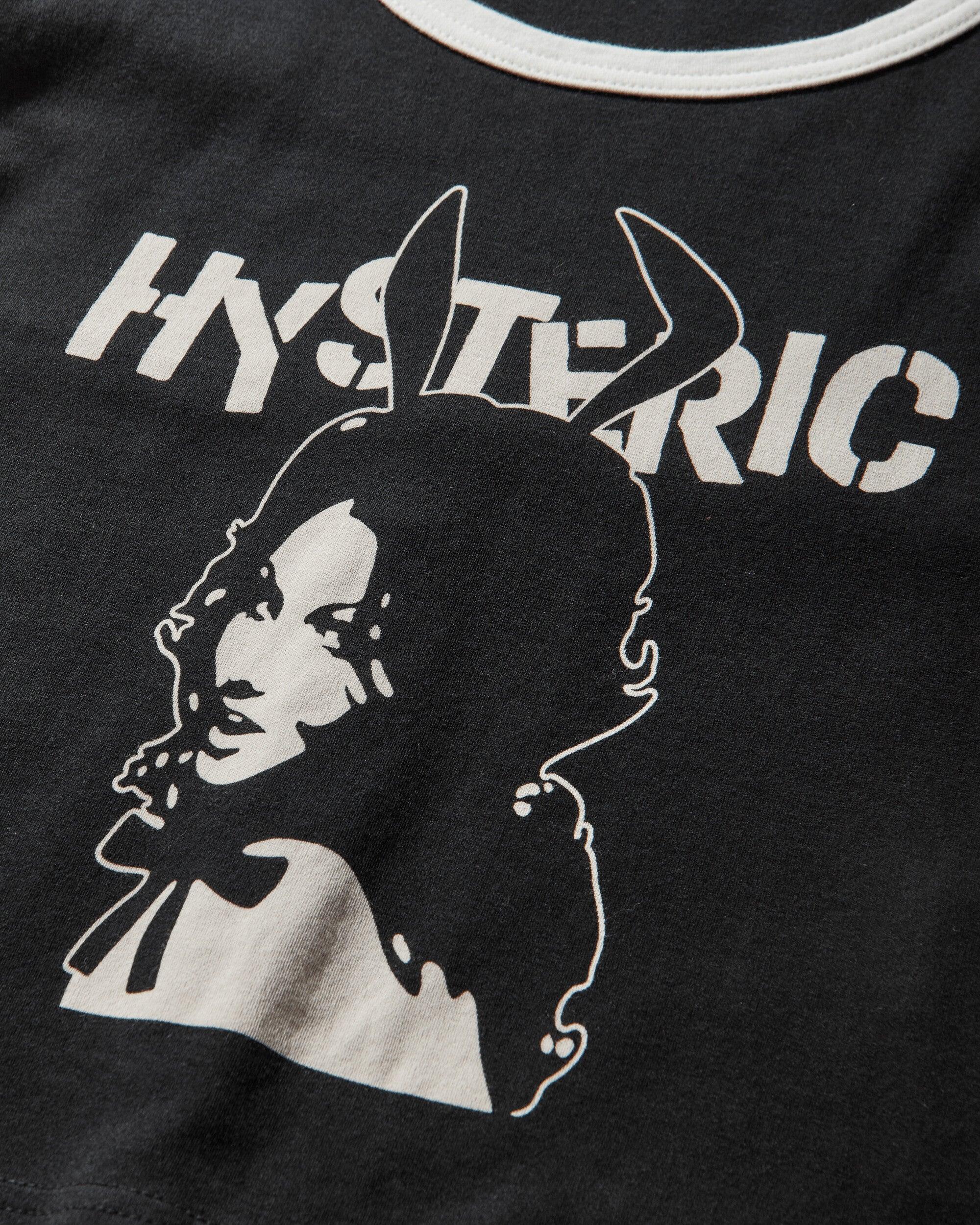 Hysteric Glamour S Bunny Girl Lace-Up Baby T-Shirt in Black | Lyst